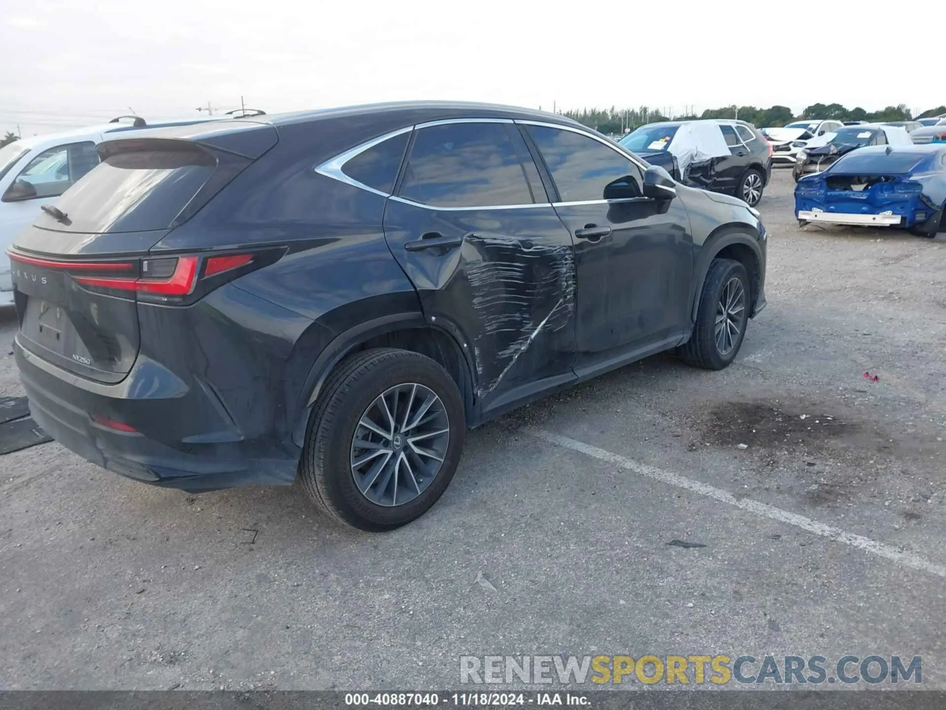 4 fotografías del automóvil dañado 2T2ADCAZ2PC005669 LEXUS NX 250 2023