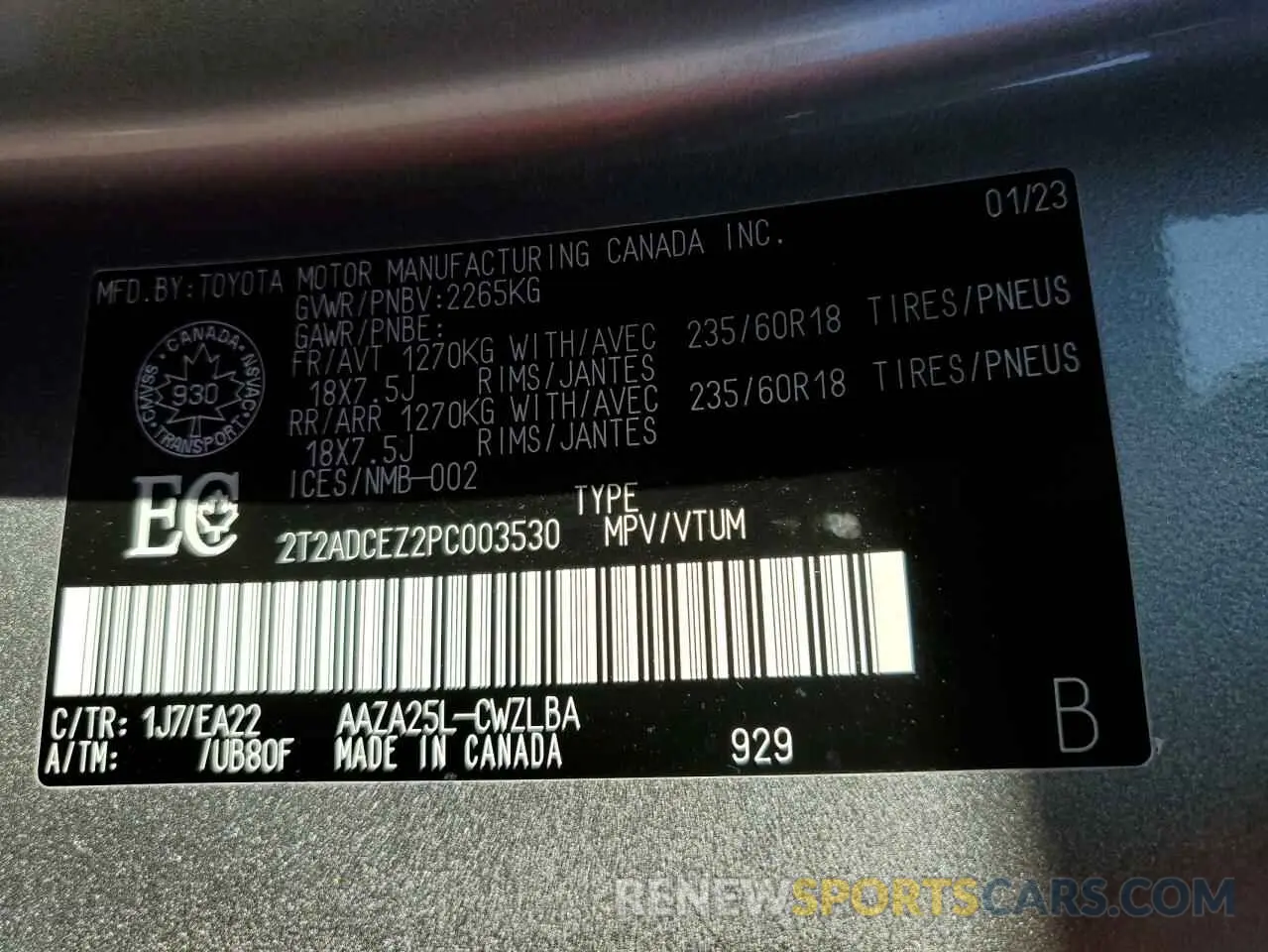 13 fotografías del automóvil dañado 2T2ADCEZ2PC003530 LEXUS NX 250 2023