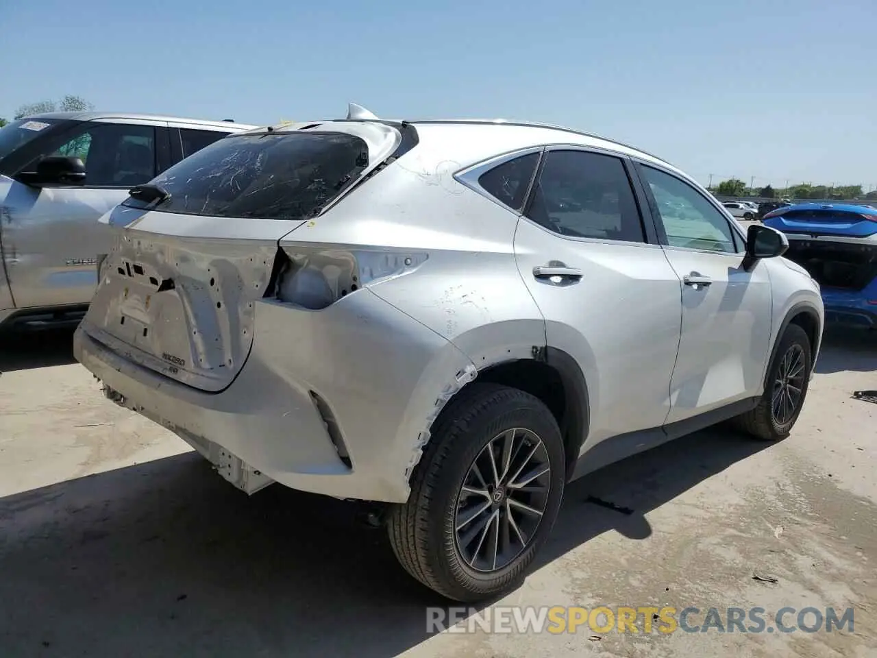 3 fotografías del automóvil dañado 2T2ADCEZ5PC003313 LEXUS NX 250 2023