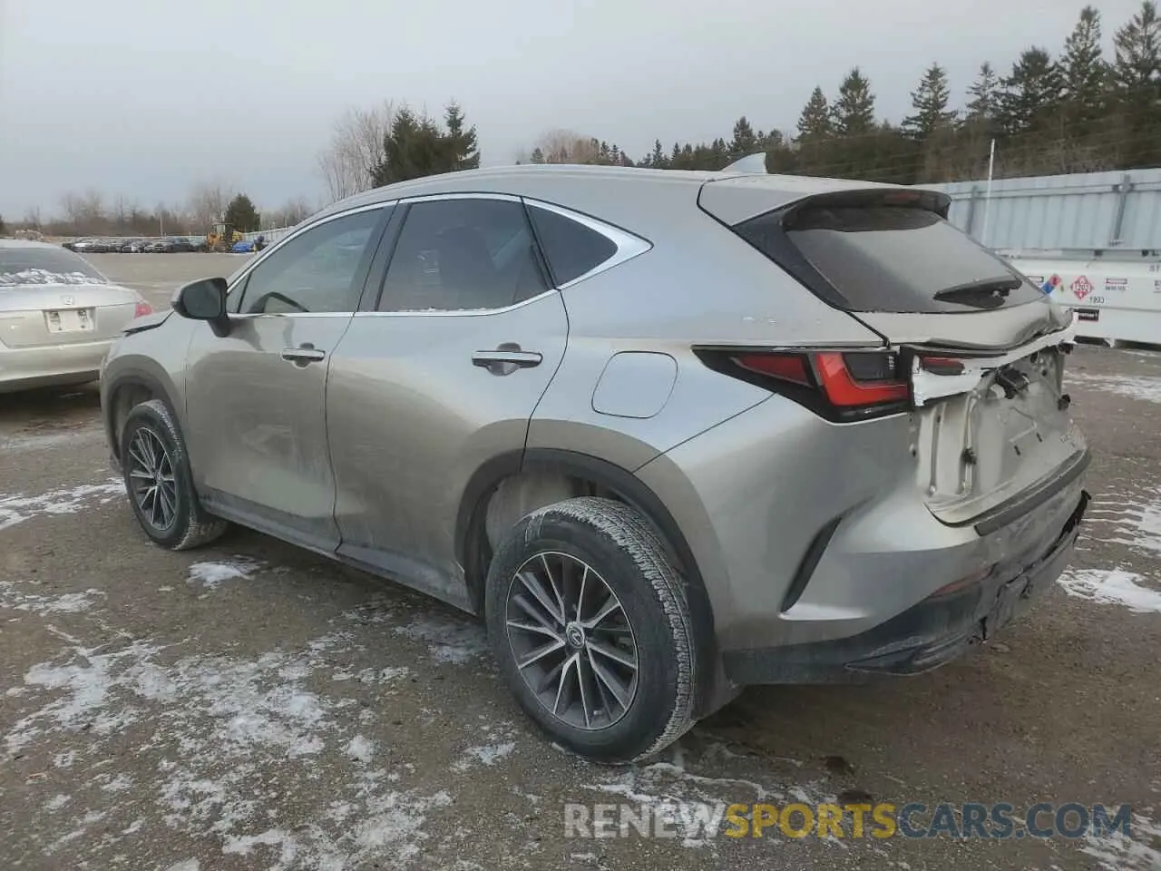 2 fotografías del automóvil dañado 2T2ADCEZ7PC003135 LEXUS NX 250 2023