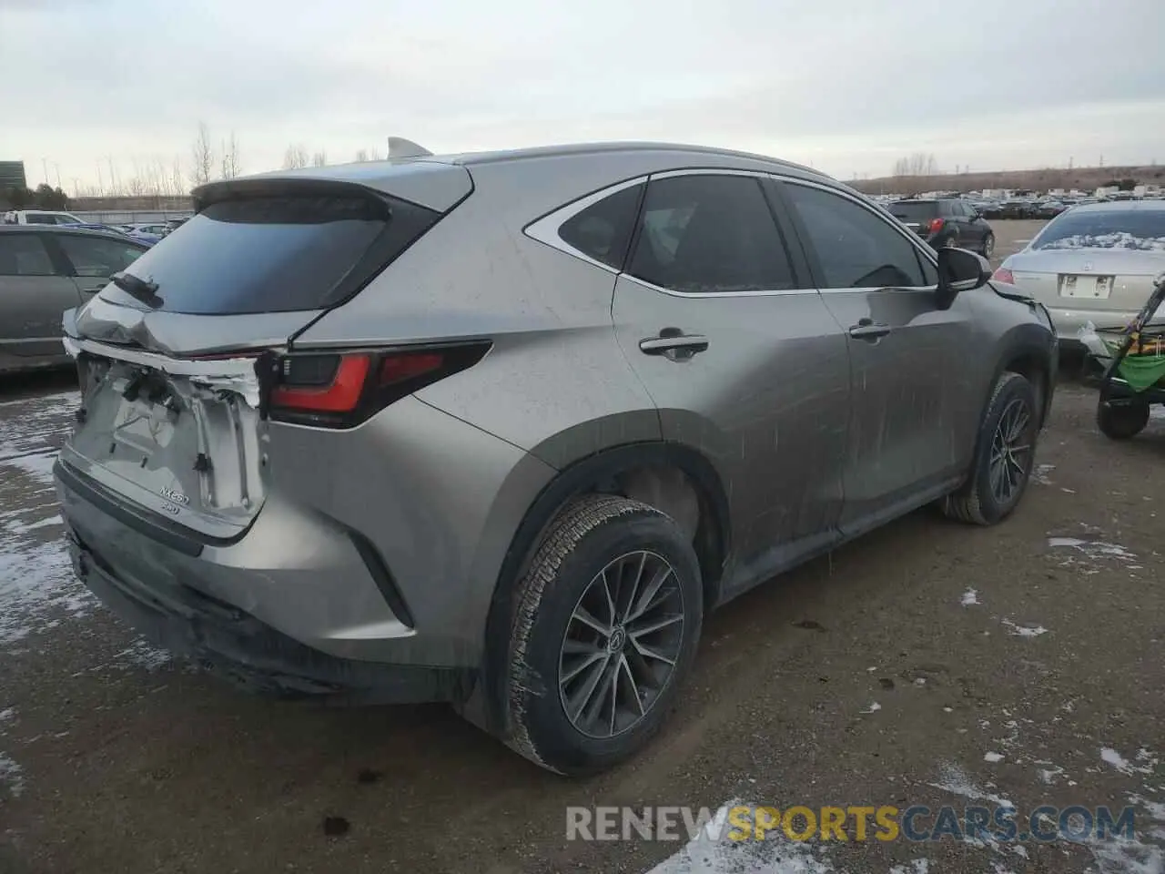 3 fotografías del automóvil dañado 2T2ADCEZ7PC003135 LEXUS NX 250 2023