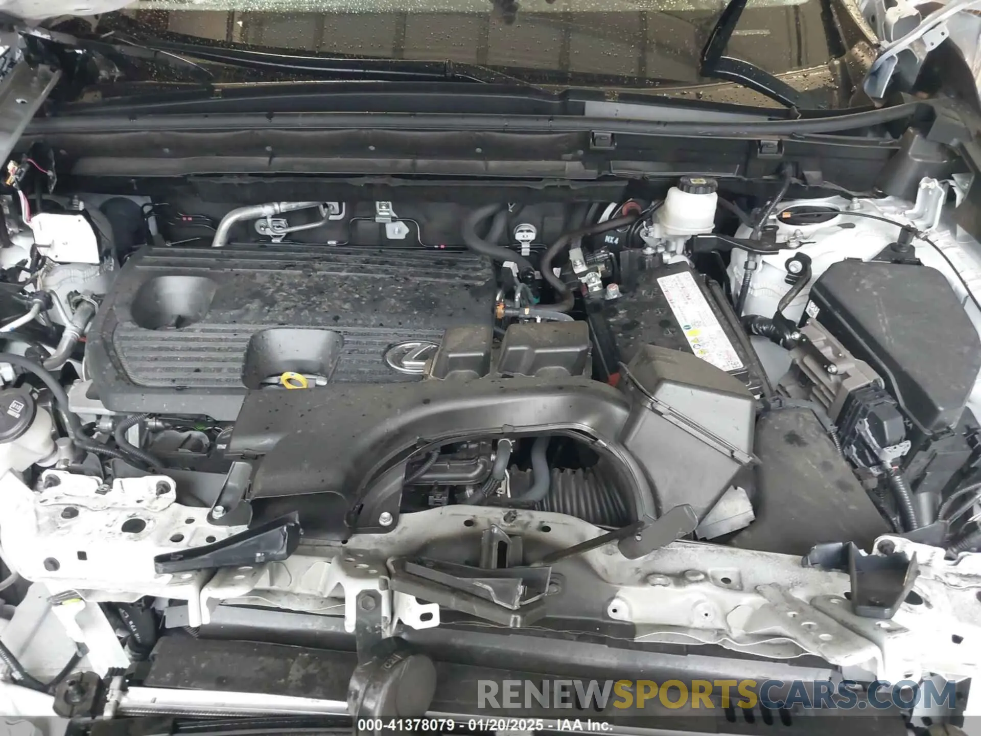 10 fotografías del automóvil dañado JTJADCAZ4P2006757 LEXUS NX 250 2023
