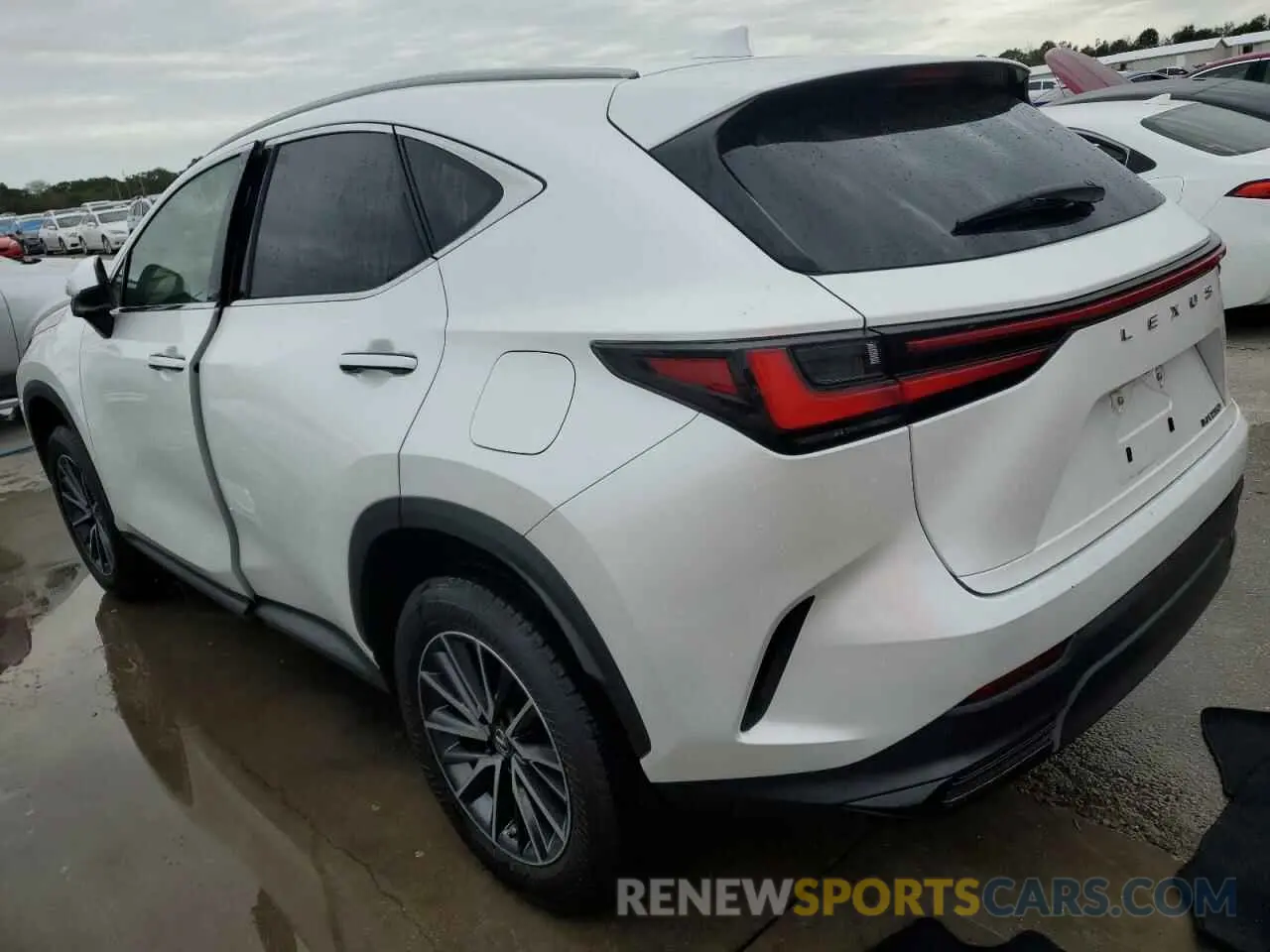 2 fotografías del automóvil dañado JTJADCAZ5P2006346 LEXUS NX 250 2023