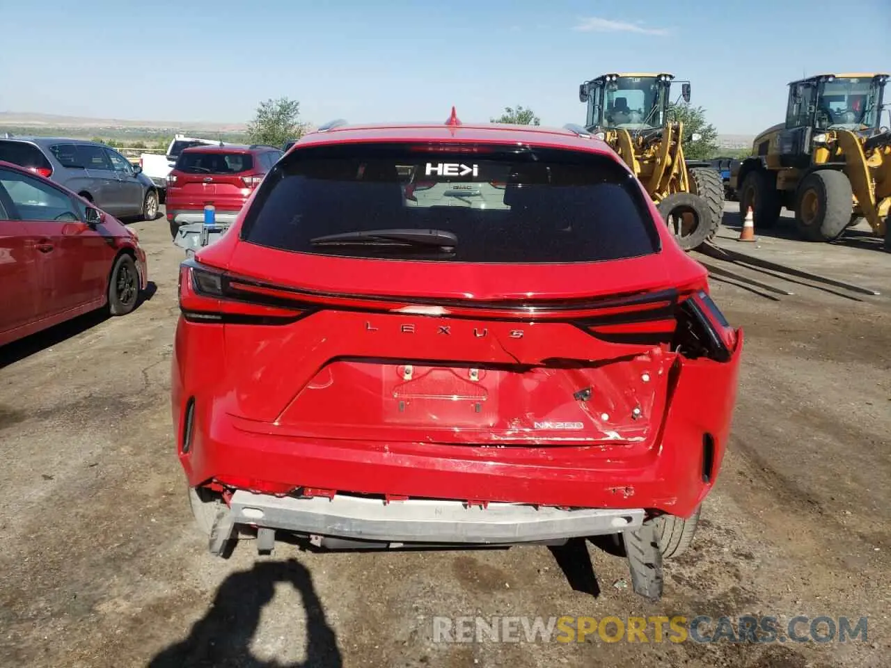 6 fotografías del automóvil dañado JTJADCAZXP2007217 LEXUS NX 250 2023