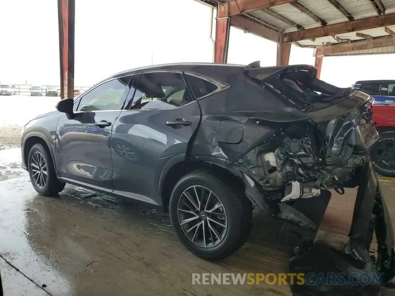 2 fotografías del automóvil dañado JTJGDCAZ7P5012321 LEXUS NX 250 2023