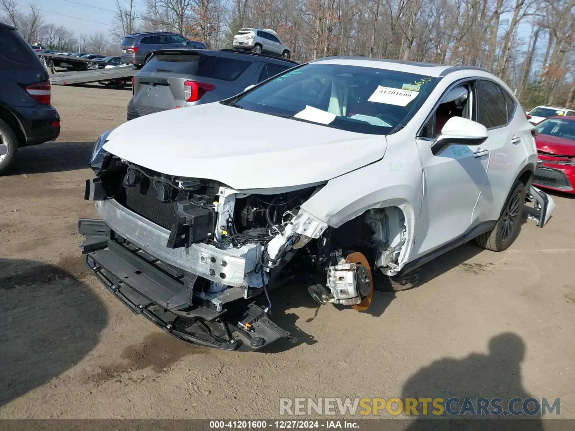 2 fotografías del automóvil dañado 2T2ADCAZ1RC006170 LEXUS NX 250 2024