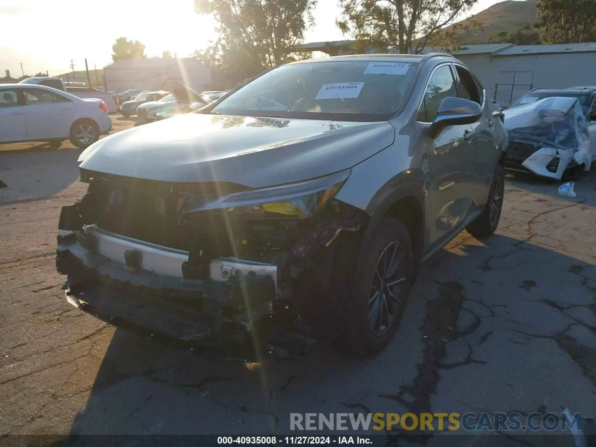 2 fotografías del automóvil dañado 2T2ADCAZ3RC013086 LEXUS NX 250 2024