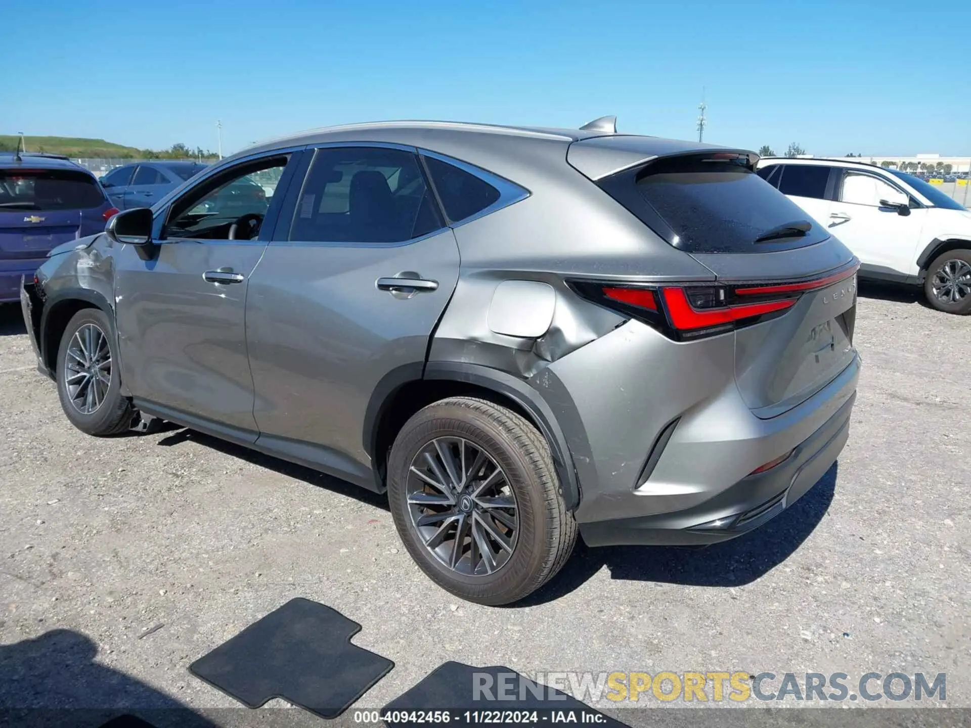 3 fotografías del automóvil dañado 2T2ADCAZ4RC007572 LEXUS NX 250 2024