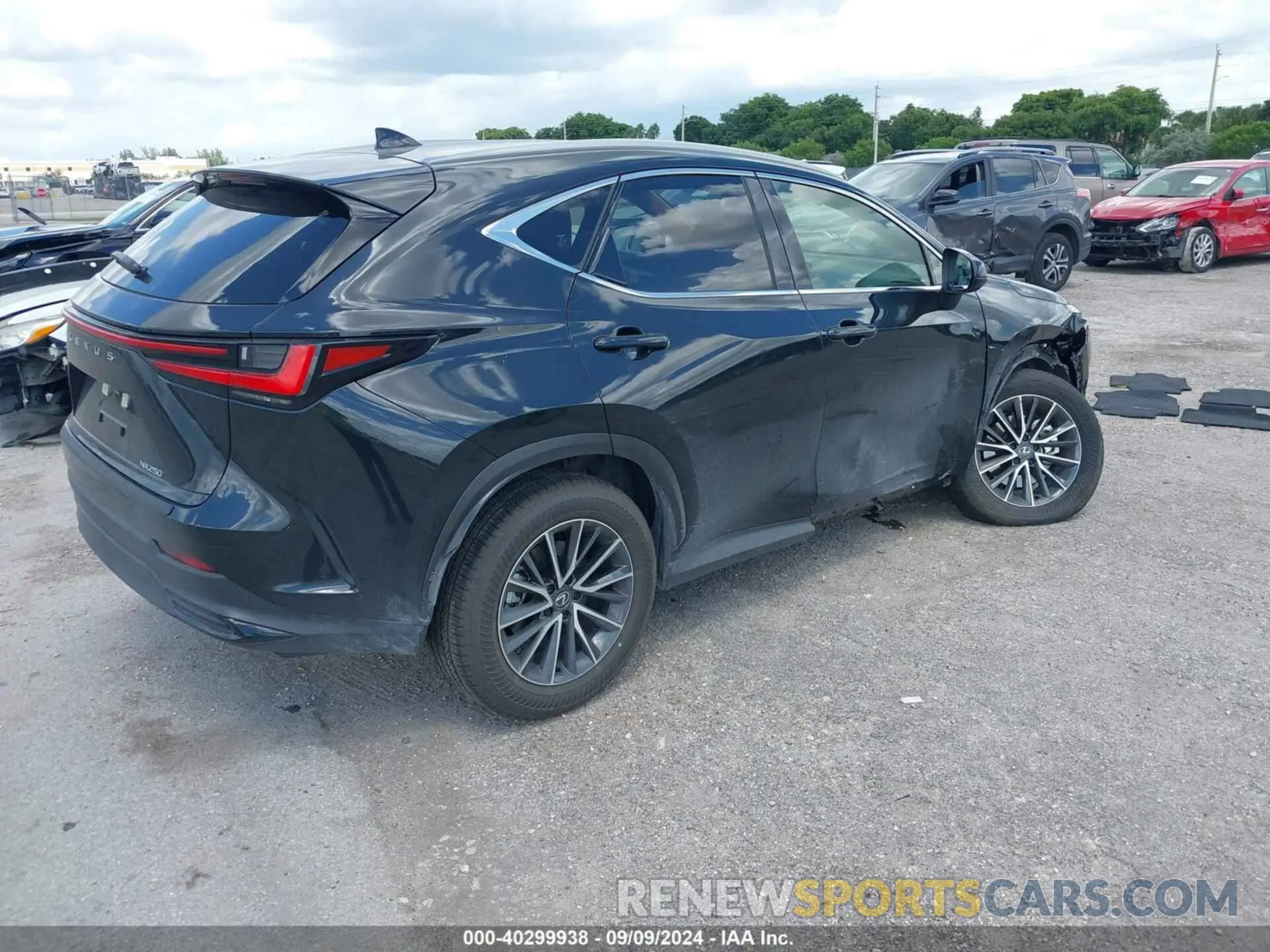 4 fotografías del automóvil dañado JTJGDCAZ3R5022282 LEXUS NX 250 2024