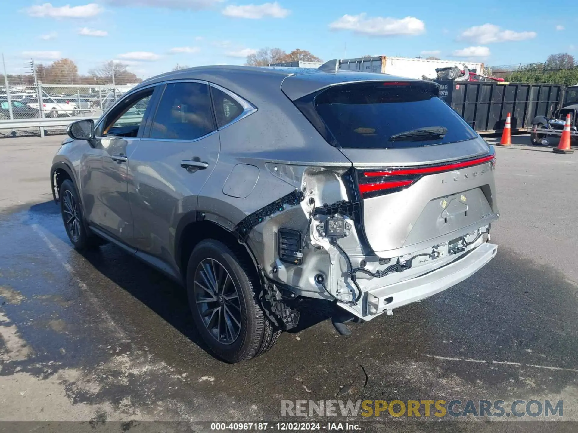 3 fotografías del automóvil dañado 2T2GDCAZXSC021508 LEXUS NX 250 2025