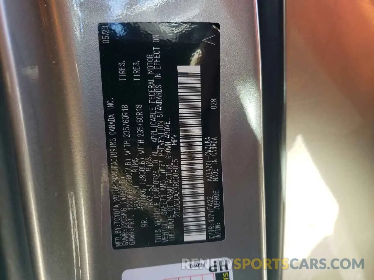 16 fotografías del automóvil dañado 2T2ADCAZ3RC008065 LEXUS NX 250 BAS 2024