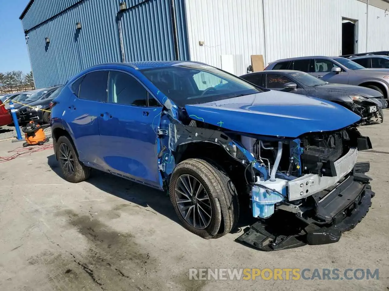 4 fotografías del automóvil dañado 2T2ADCEZ7RC005048 LEXUS NX 250 BAS 2024