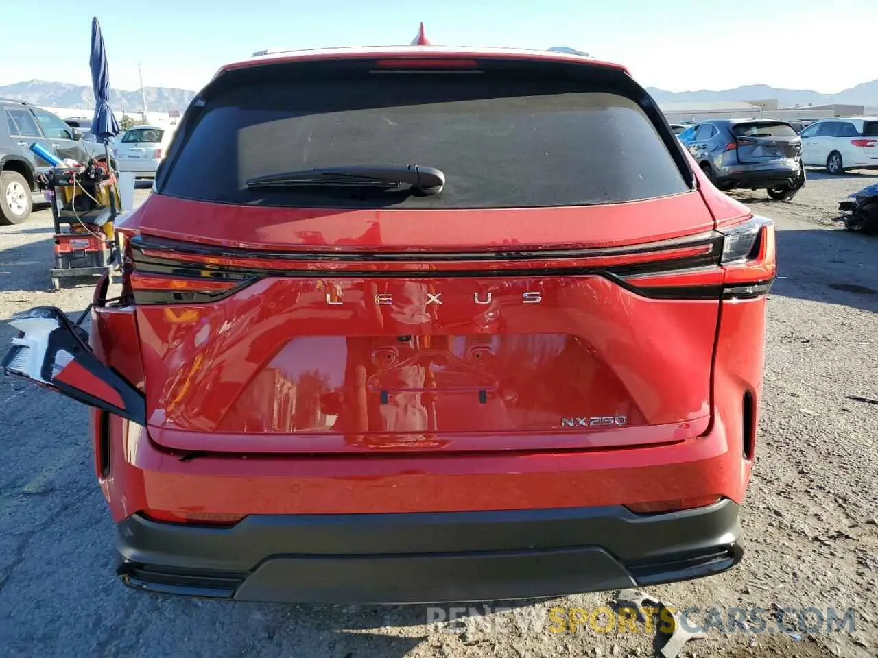 6 fotografías del automóvil dañado 2T2ADCAZ1SC025484 LEXUS NX 250 BAS 2025