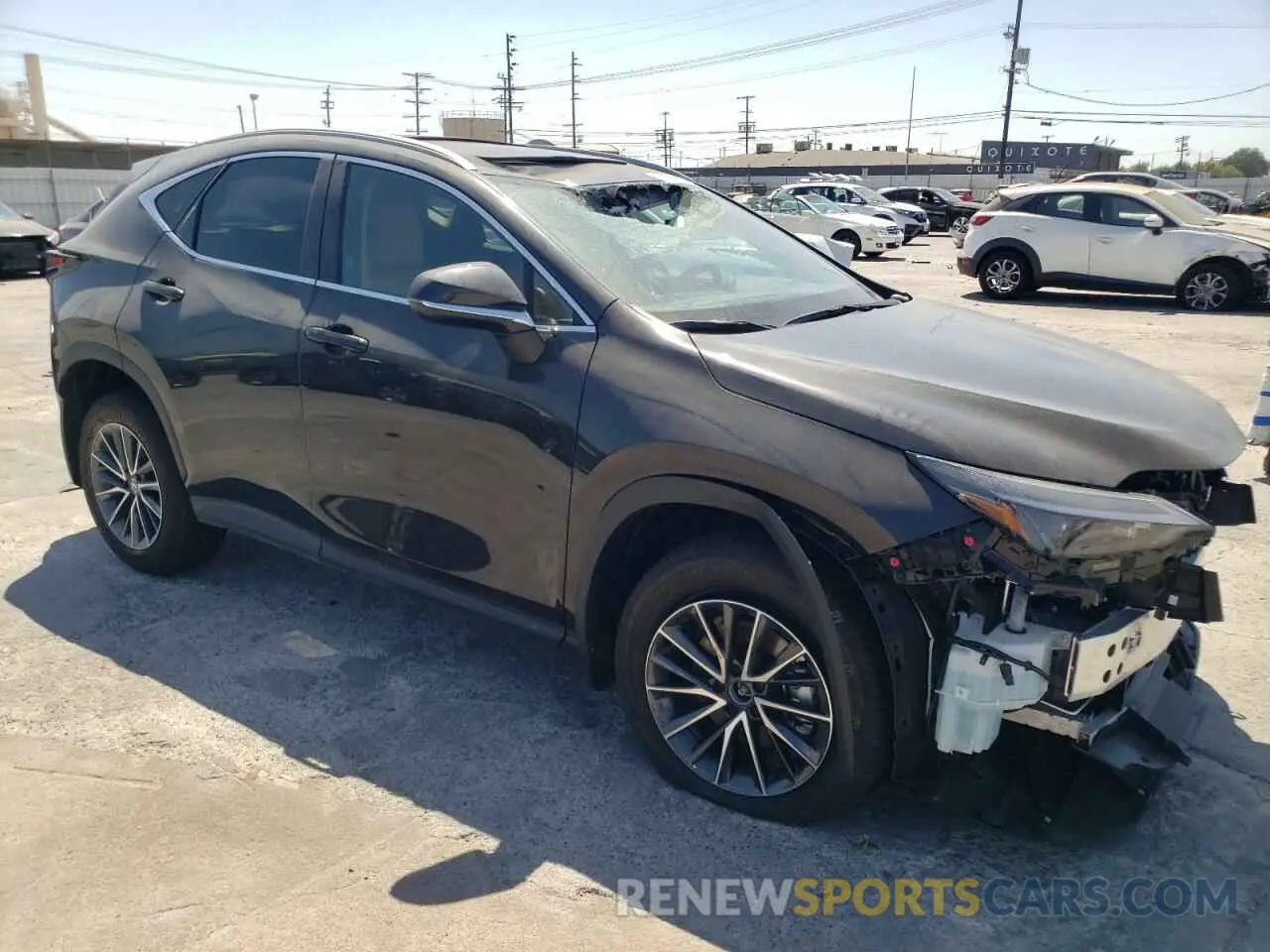 4 fotografías del automóvil dañado 2T2ADCAZ8SC019729 LEXUS NX 250 BAS 2025