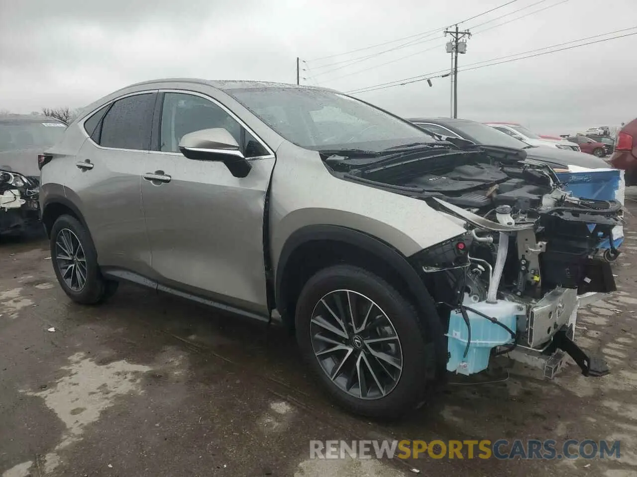 4 fotografías del automóvil dañado 2T2GDCAZ0SC020464 LEXUS NX 250 PRE 2025
