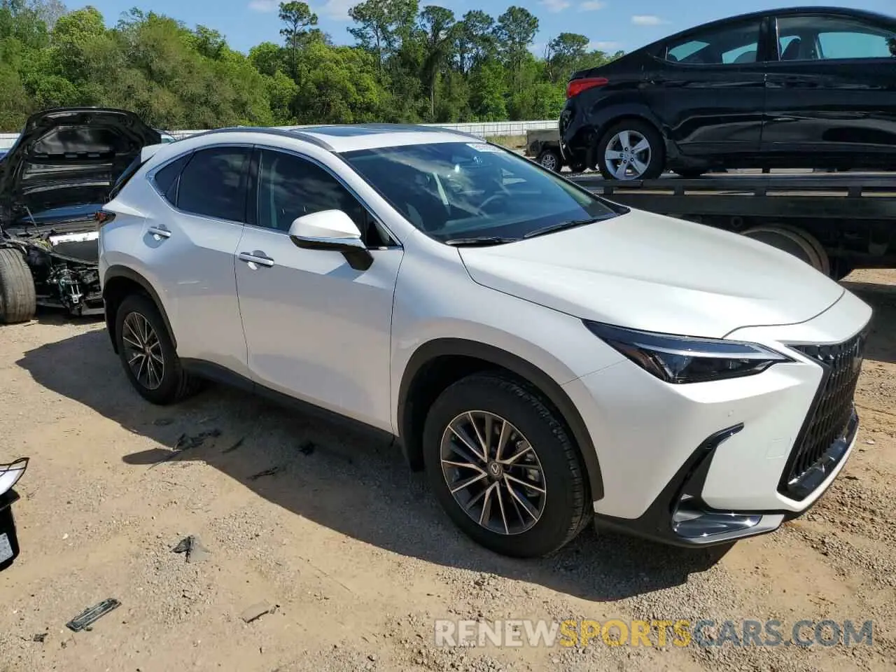 4 fotografías del automóvil dañado 2T2GDCAZ6SC016841 LEXUS NX 250 PRE 2025