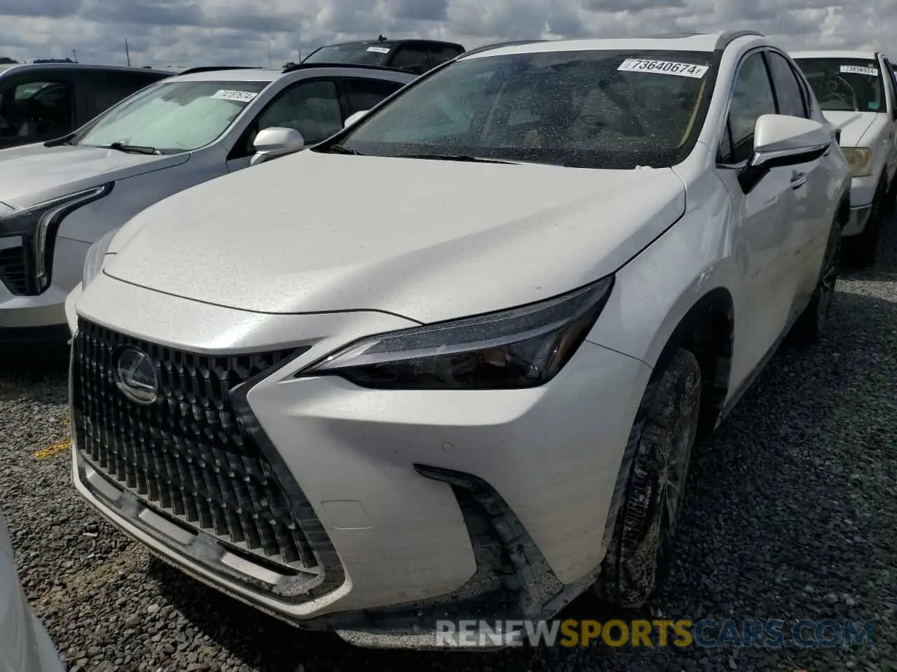 5 fotografías del automóvil dañado 2T2GDCAZXSC020763 LEXUS NX 250 PRE 2025