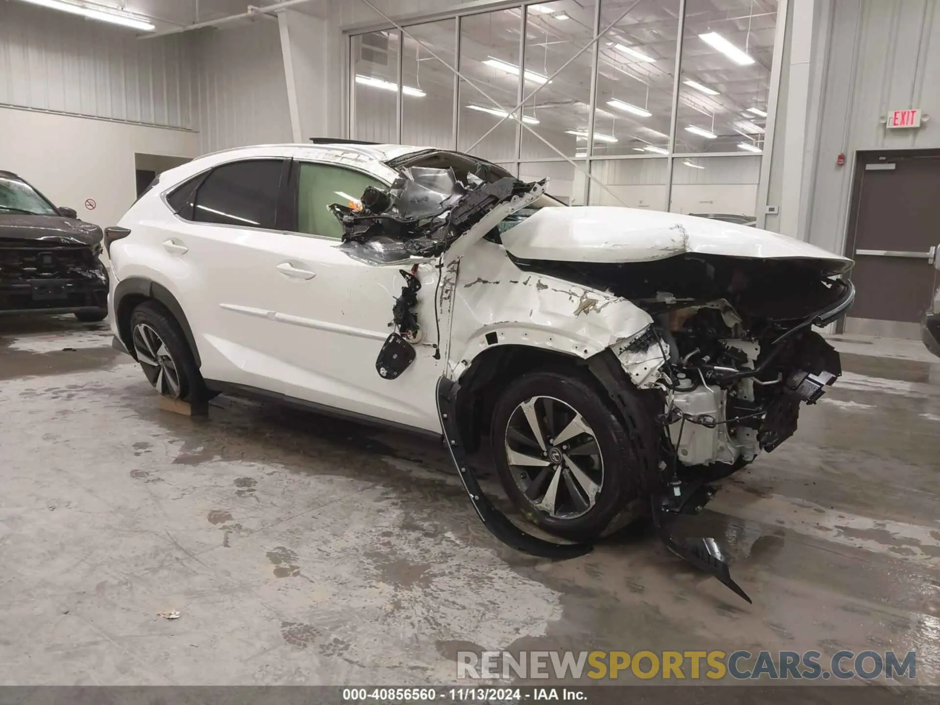 1 fotografías del automóvil dañado JTJBARBZ0K2180378 LEXUS NX 300 2019