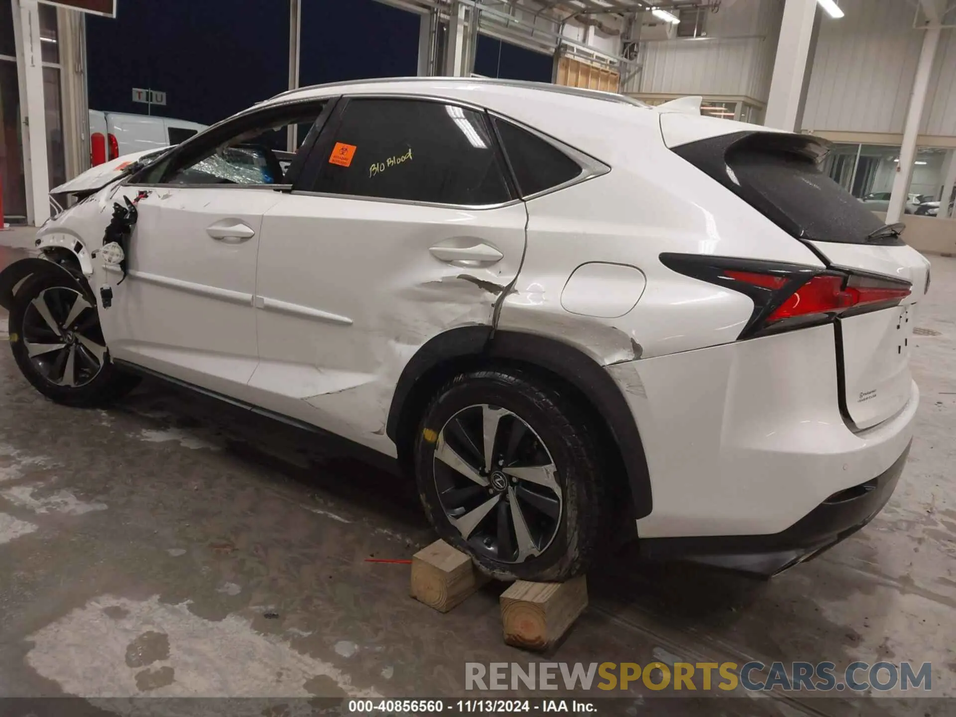 3 fotografías del automóvil dañado JTJBARBZ0K2180378 LEXUS NX 300 2019