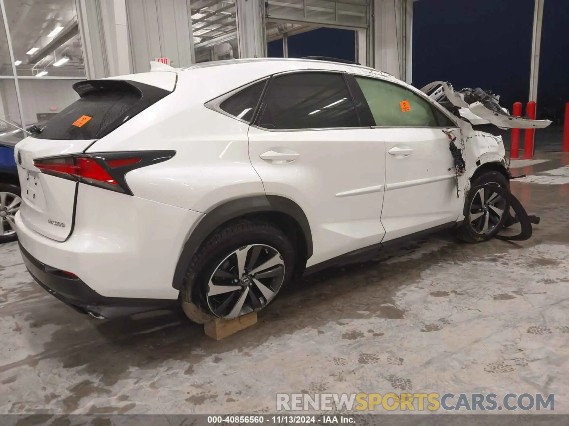 4 fotografías del automóvil dañado JTJBARBZ0K2180378 LEXUS NX 300 2019