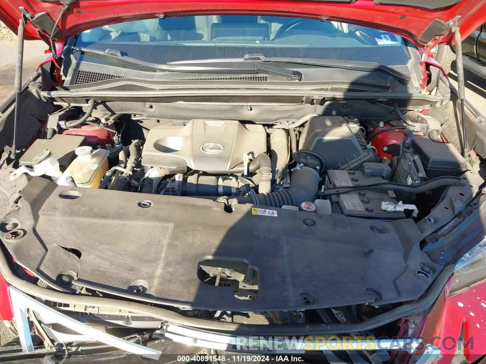 10 fotografías del automóvil dañado JTJBARBZ0K2211726 LEXUS NX 300 2019