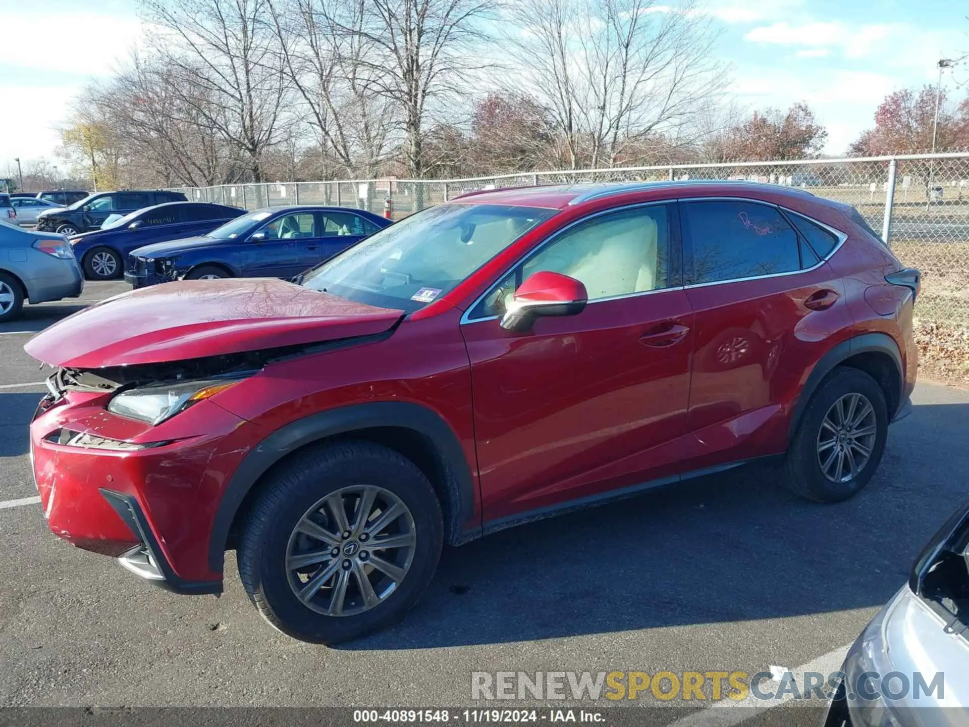 14 fotografías del automóvil dañado JTJBARBZ0K2211726 LEXUS NX 300 2019