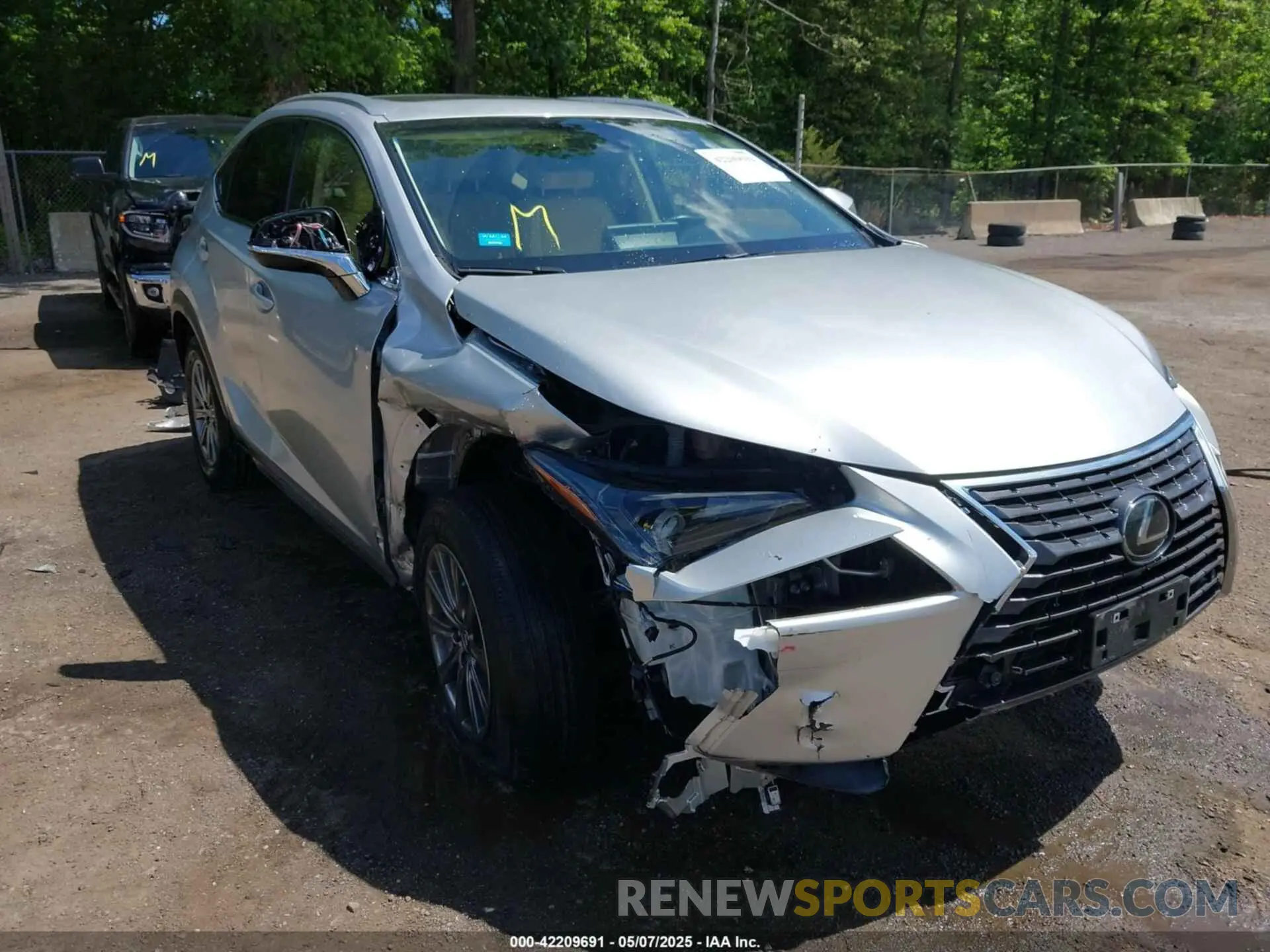6 fotografías del automóvil dañado JTJBARBZ4K2192100 LEXUS NX 300 2019