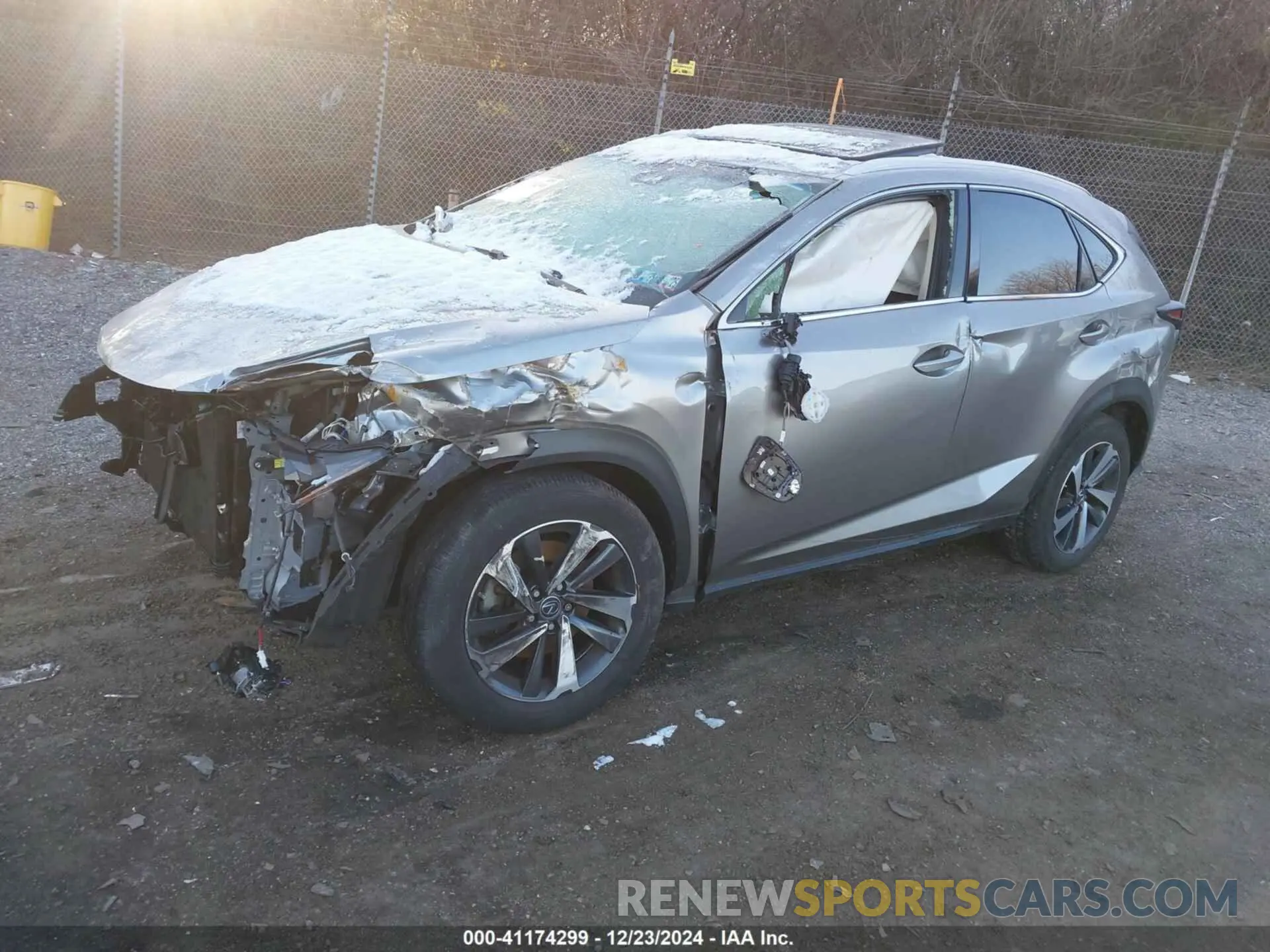 2 fotografías del automóvil dañado JTJBARBZ4K2192498 LEXUS NX 300 2019