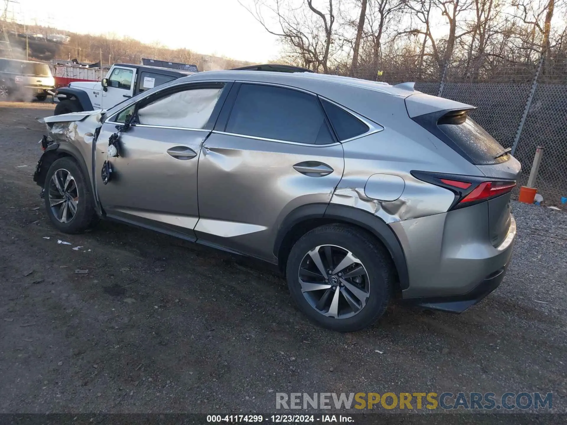 3 fotografías del automóvil dañado JTJBARBZ4K2192498 LEXUS NX 300 2019