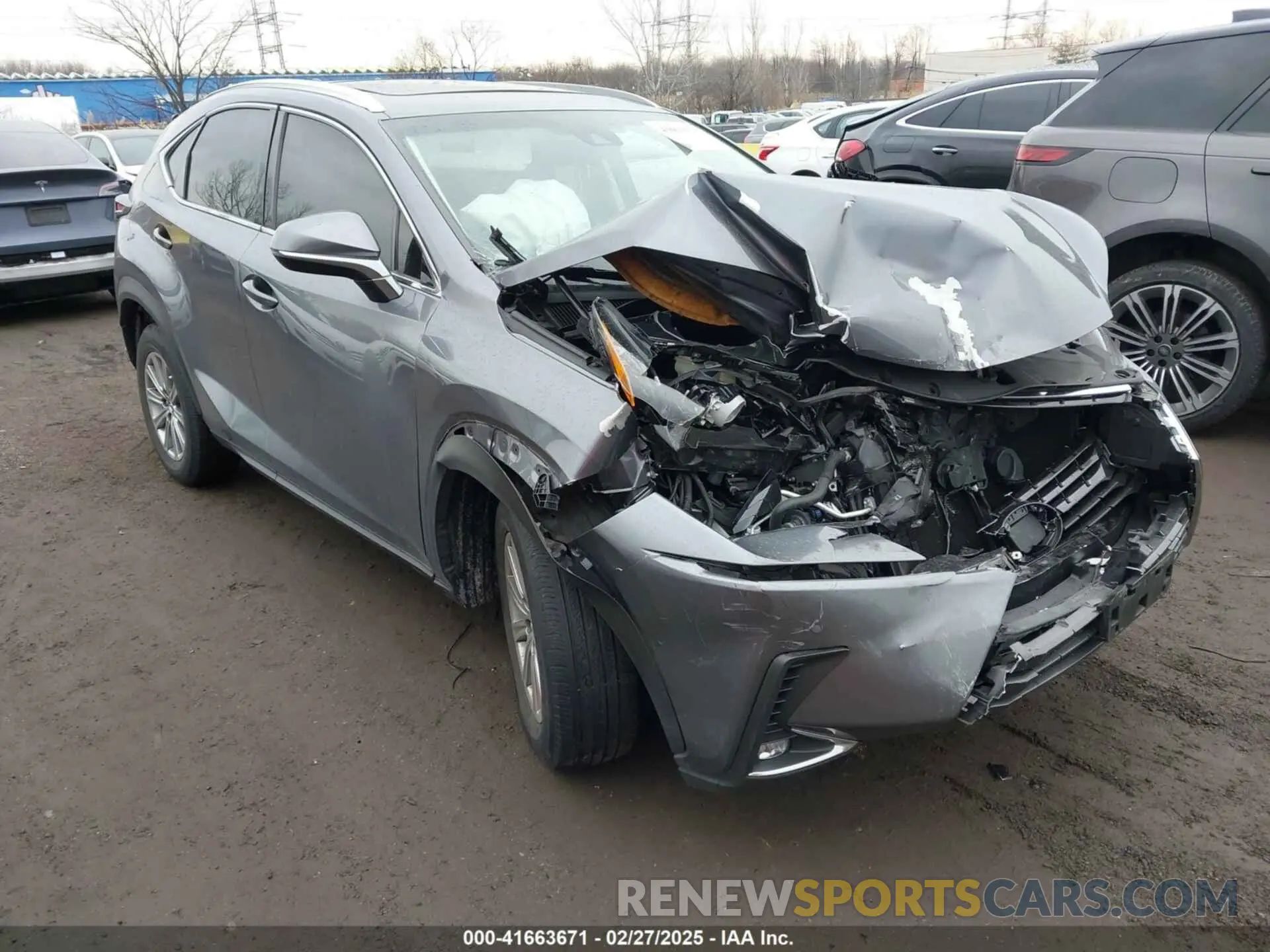 1 fotografías del automóvil dañado JTJBARBZ6K2217112 LEXUS NX 300 2019
