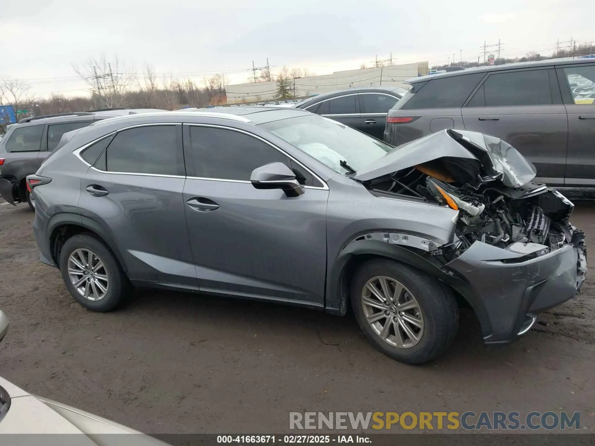 13 fotografías del automóvil dañado JTJBARBZ6K2217112 LEXUS NX 300 2019