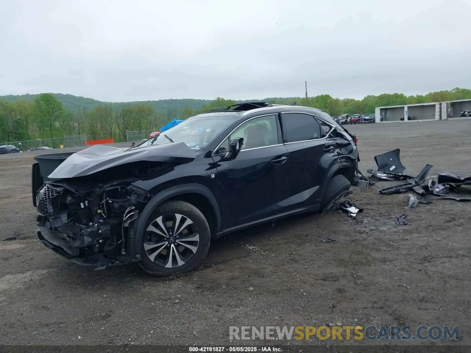 2 fotografías del automóvil dañado JTJBARBZ7K2205471 LEXUS NX 300 2019