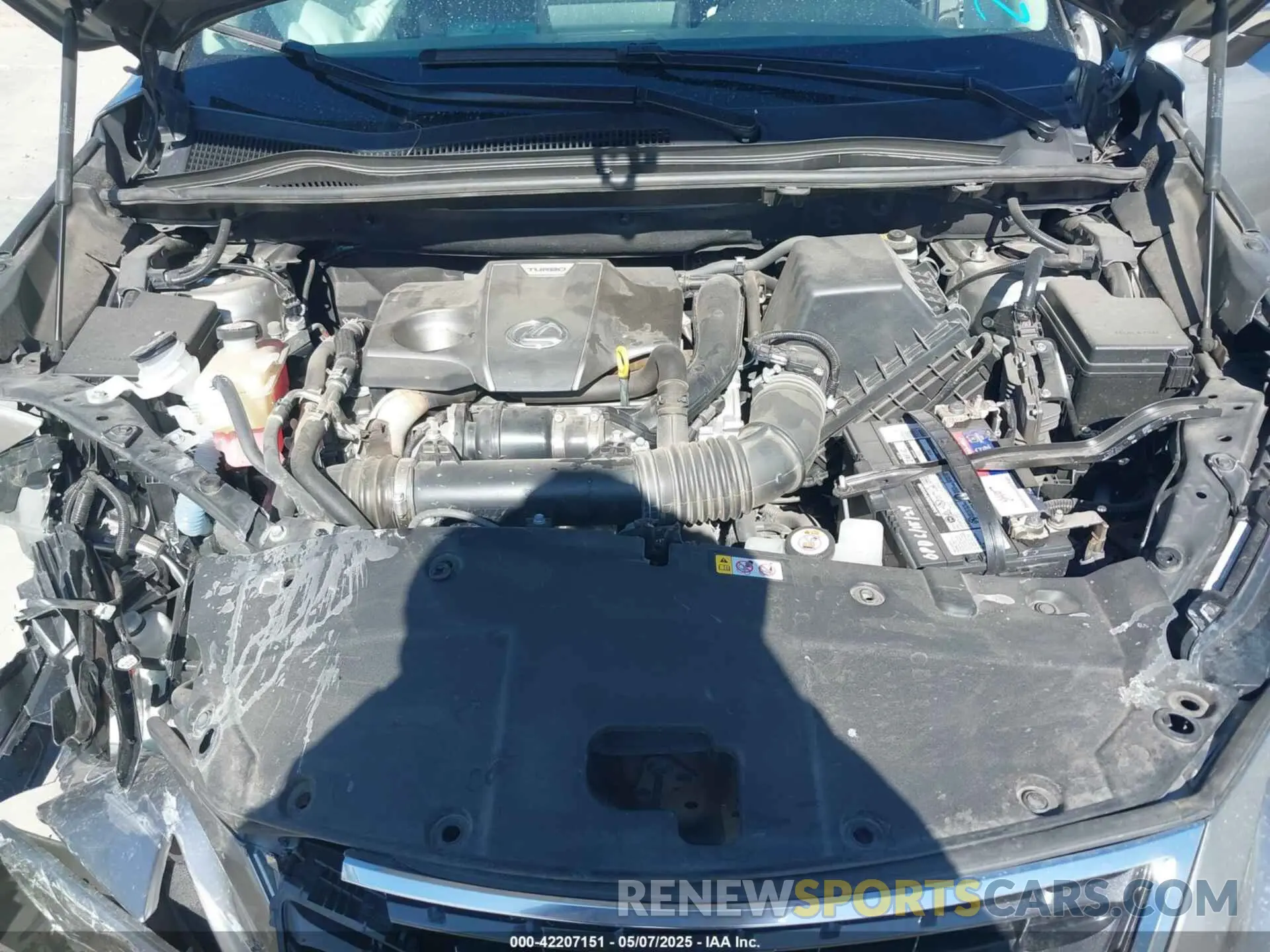10 fotografías del automóvil dañado JTJBARBZ7K2205535 LEXUS NX 300 2019