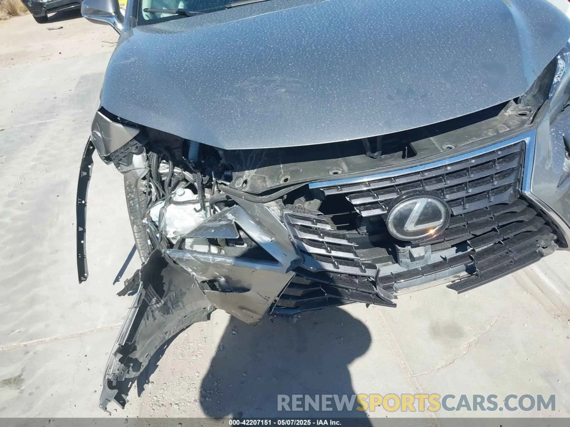 6 fotografías del automóvil dañado JTJBARBZ7K2205535 LEXUS NX 300 2019
