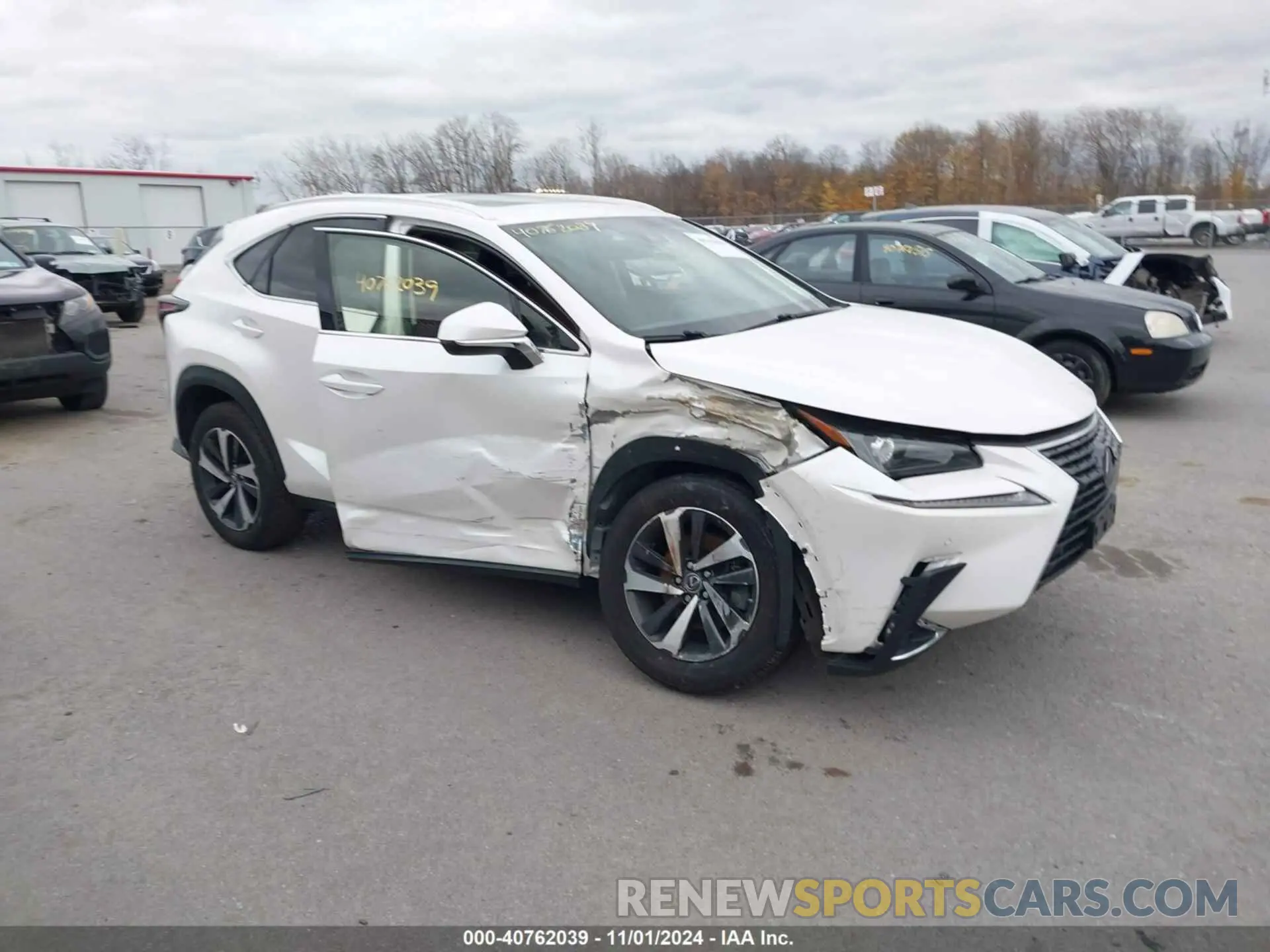 1 fotografías del automóvil dañado JTJBARBZ8K2204152 LEXUS NX 300 2019