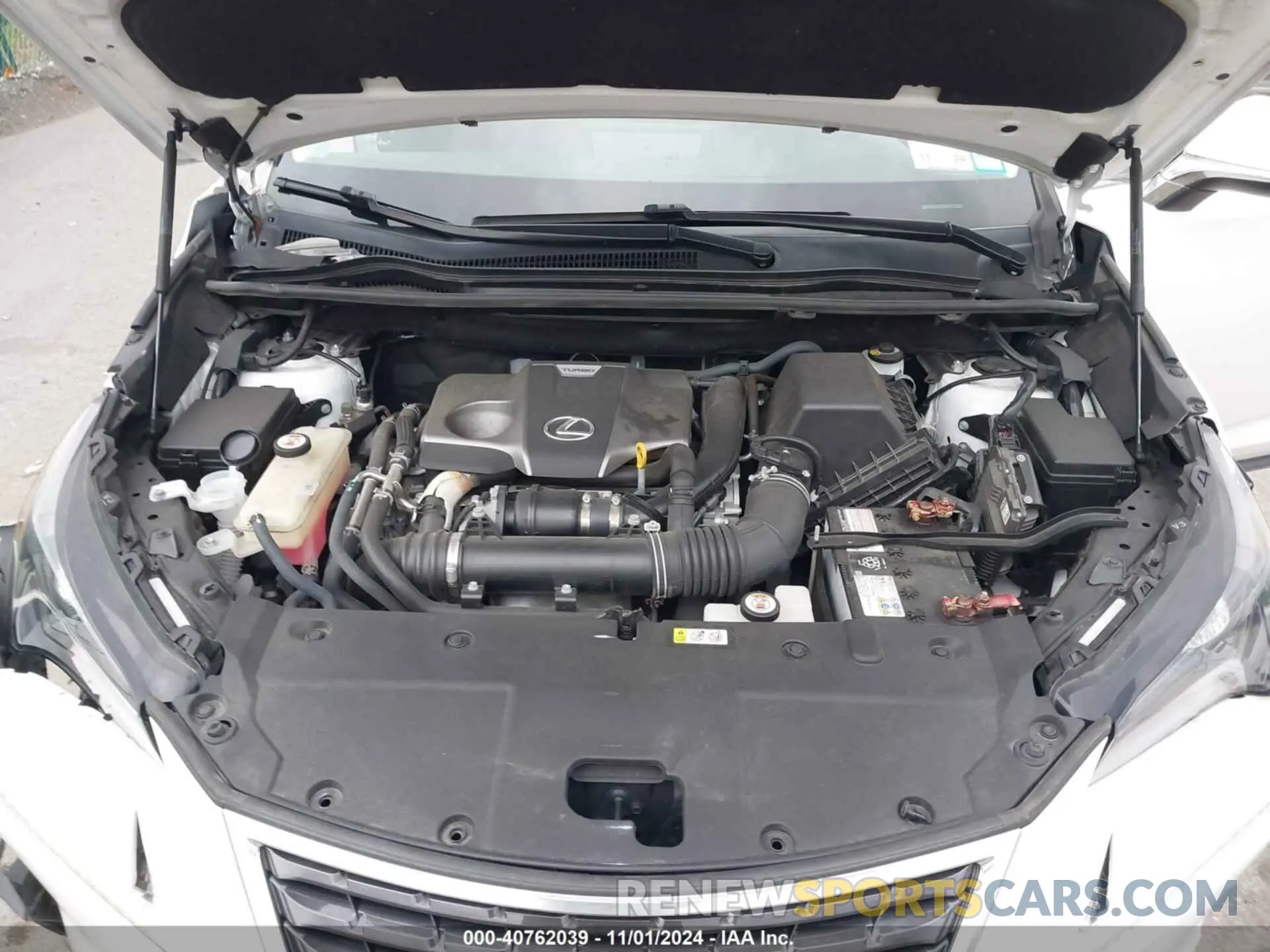 10 fotografías del automóvil dañado JTJBARBZ8K2204152 LEXUS NX 300 2019