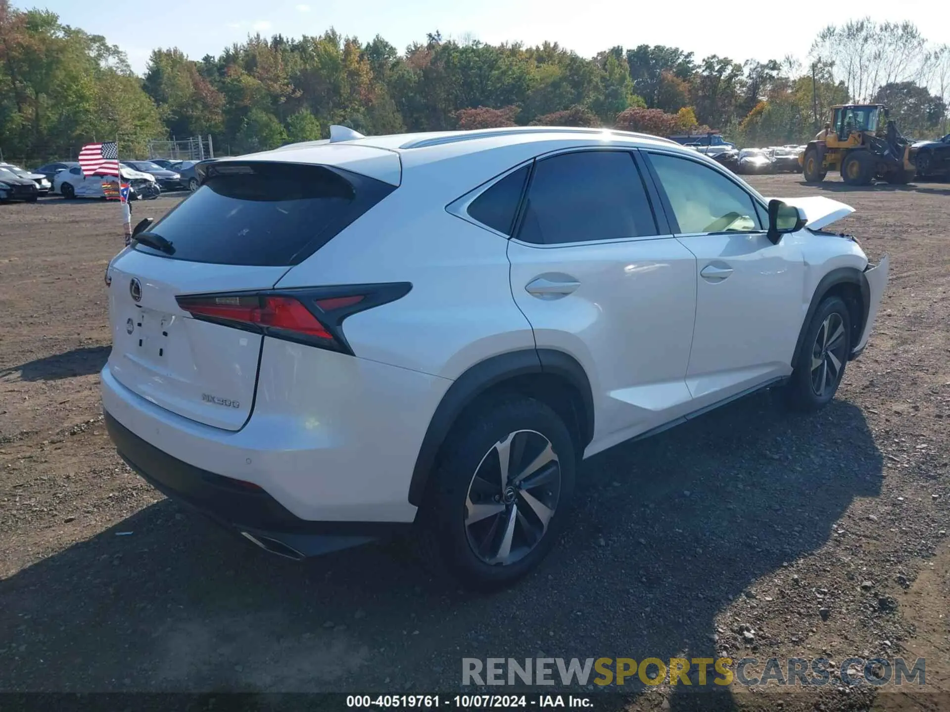 4 fotografías del automóvil dañado JTJBARBZ8K2213501 LEXUS NX 300 2019