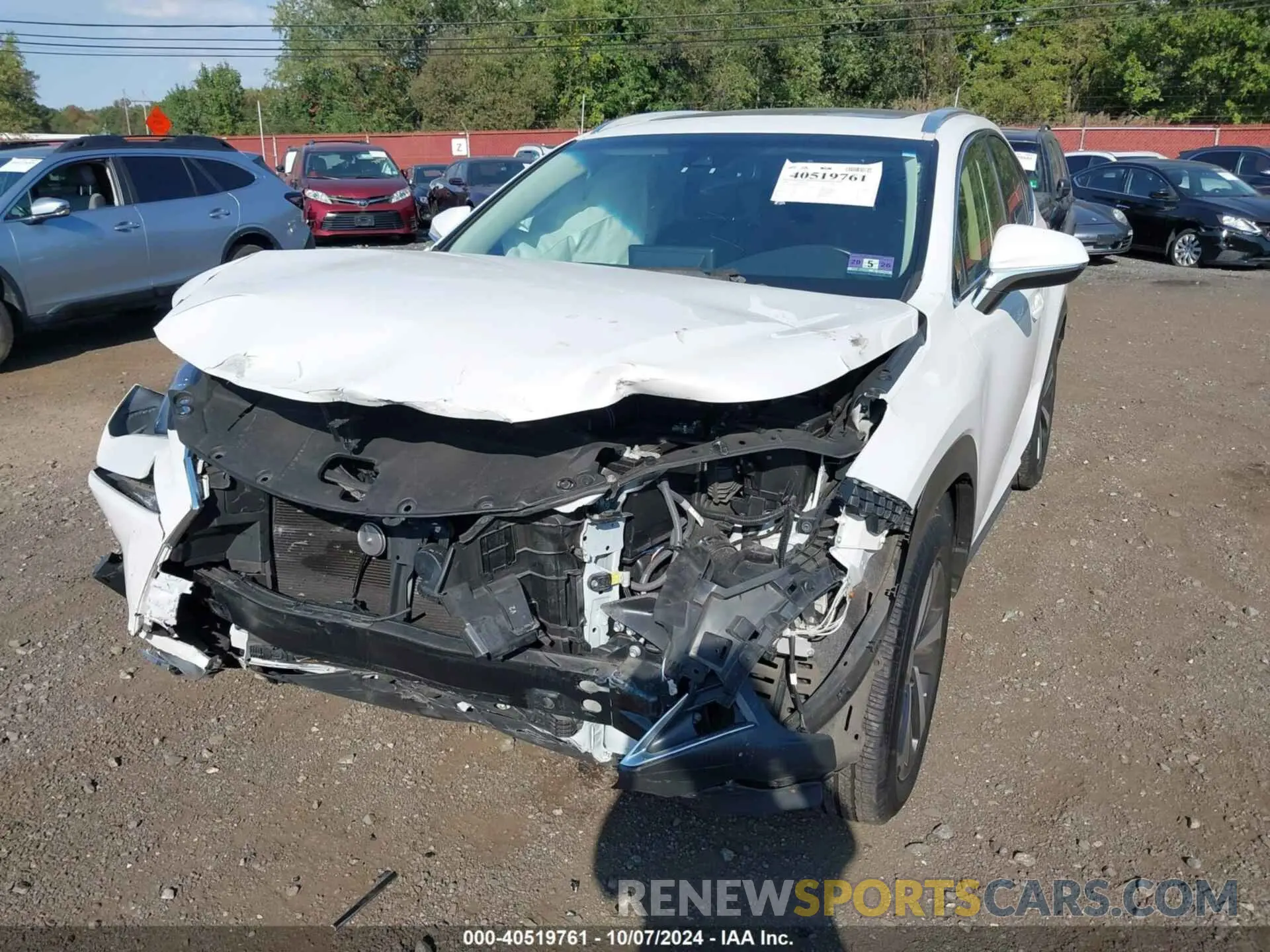 6 fotografías del automóvil dañado JTJBARBZ8K2213501 LEXUS NX 300 2019