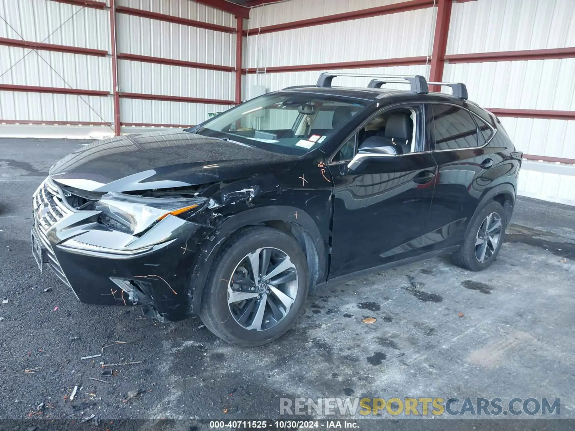 2 fotografías del automóvil dañado JTJBARBZXK2187063 LEXUS NX 300 2019