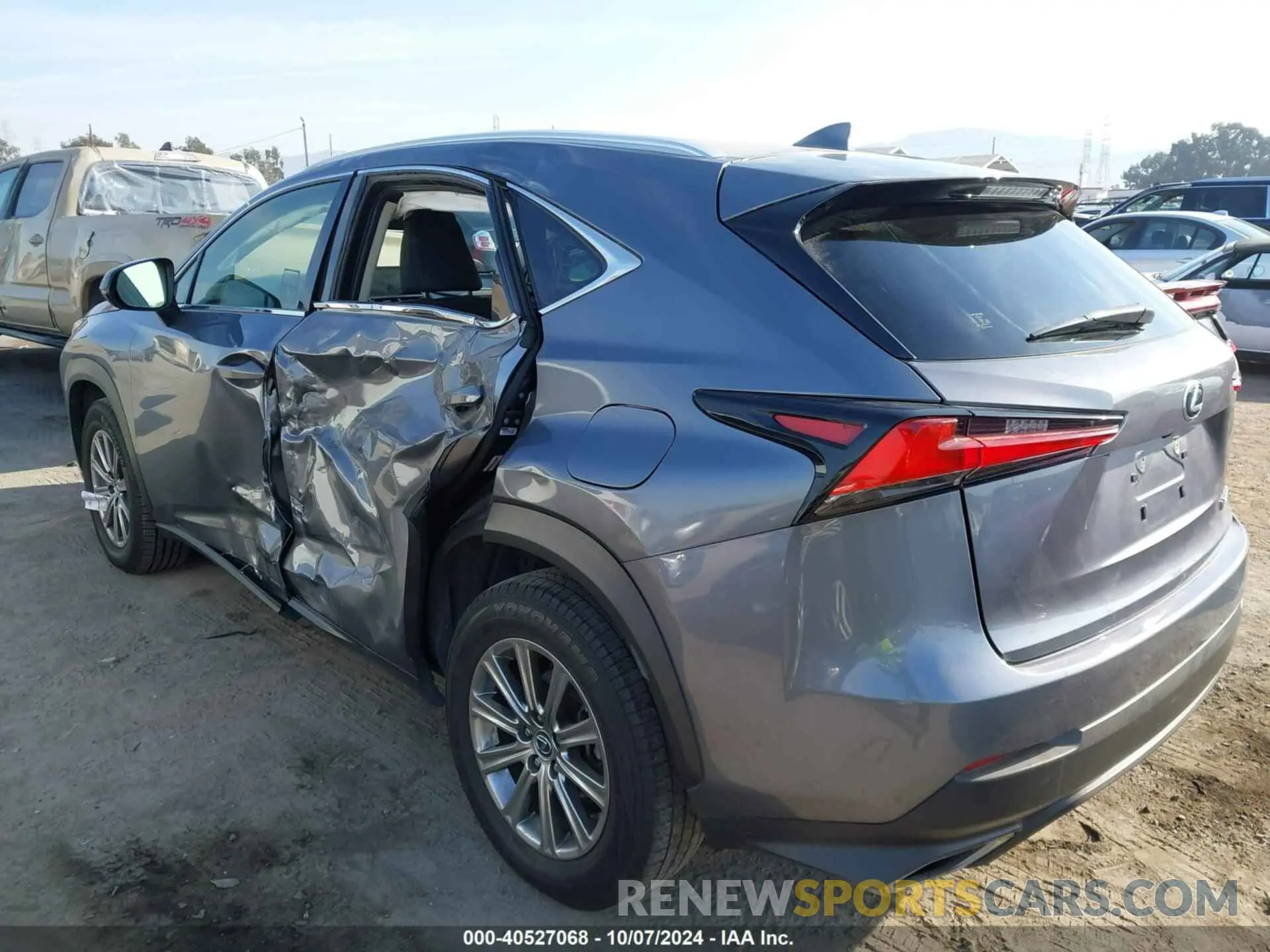 3 fotografías del automóvil dañado JTJYARBZ0K2120837 LEXUS NX 300 2019