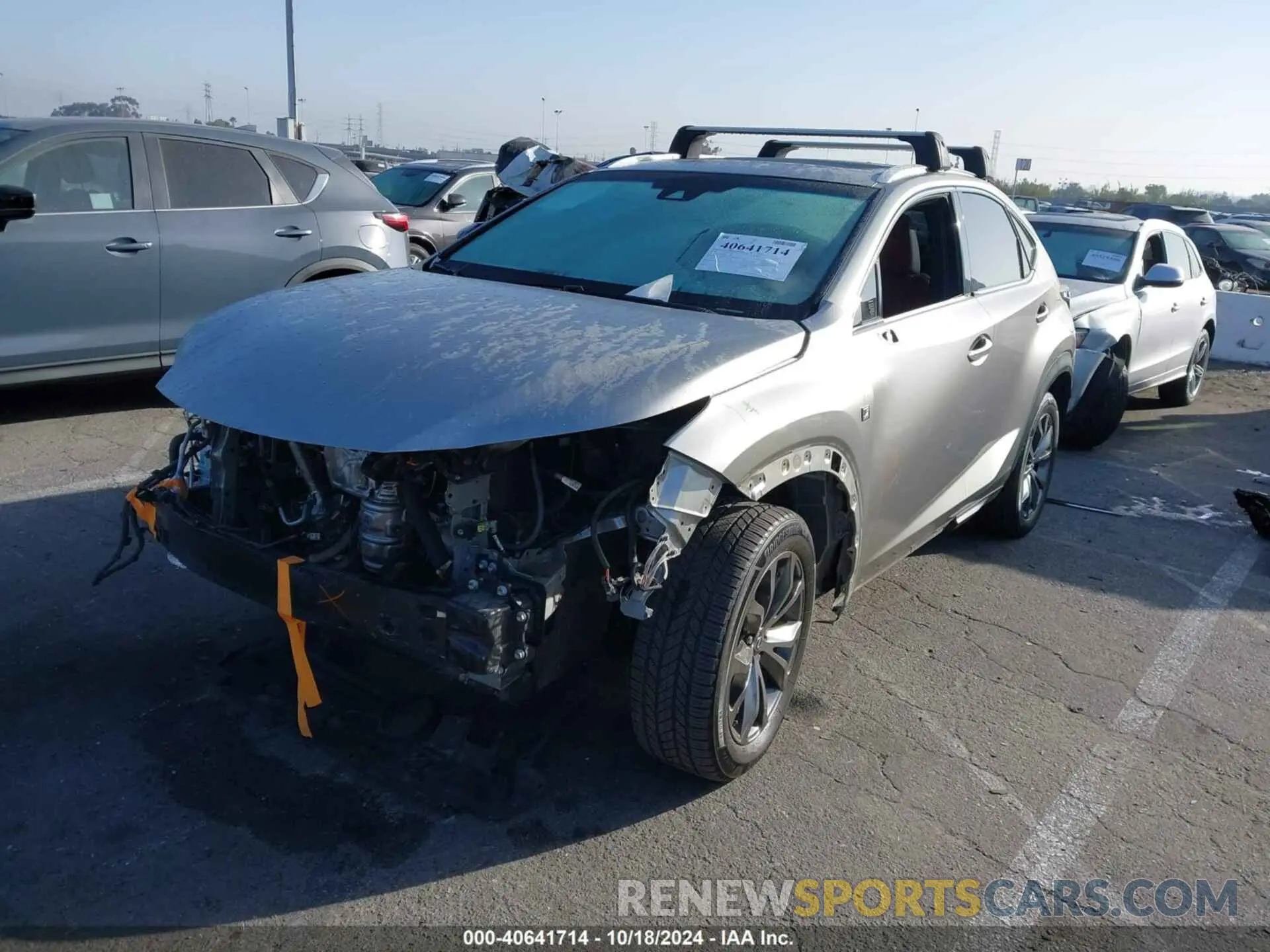 2 fotografías del automóvil dañado JTJYARBZ0K2141557 LEXUS NX 300 2019