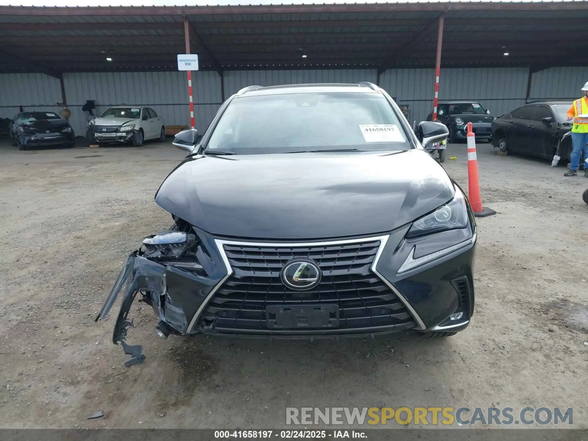 6 fotografías del automóvil dañado JTJYARBZ0K2152235 LEXUS NX 300 2019