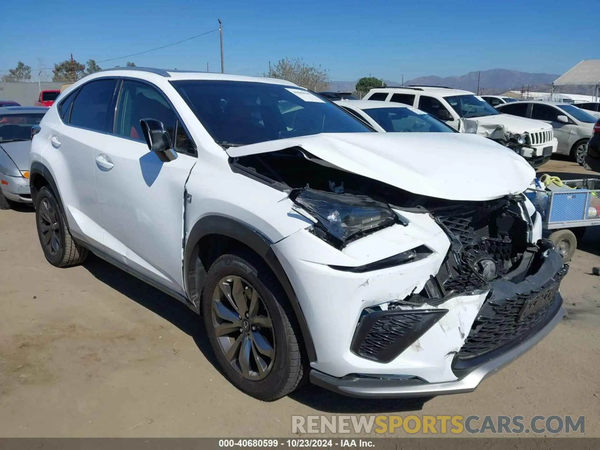 1 fotografías del automóvil dañado JTJYARBZ1K2137341 LEXUS NX 300 2019