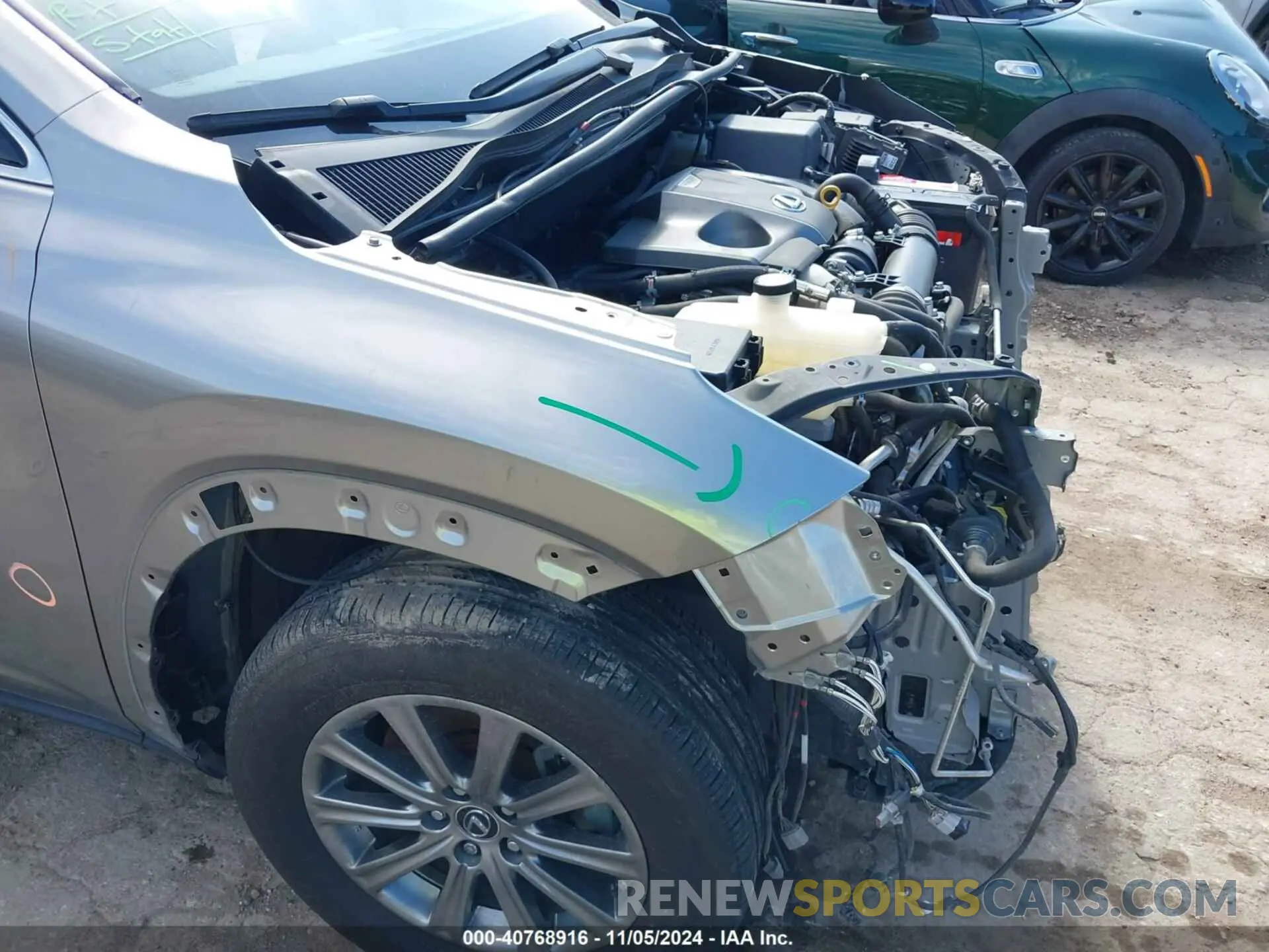 6 fotografías del automóvil dañado JTJYARBZ1K2142880 LEXUS NX 300 2019