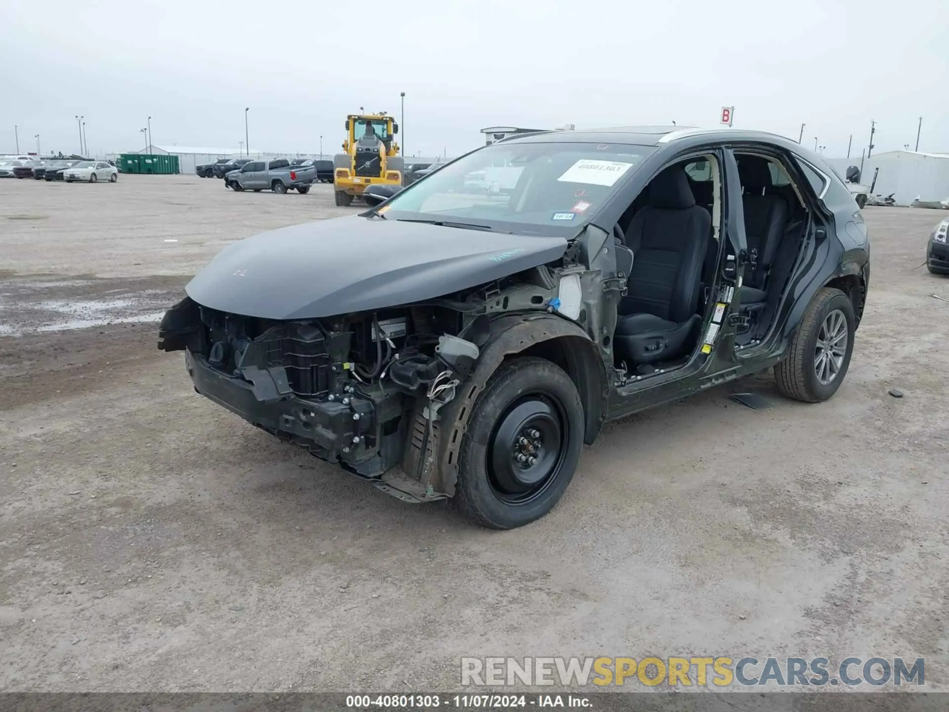 2 fotografías del automóvil dañado JTJYARBZ2K2144346 LEXUS NX 300 2019
