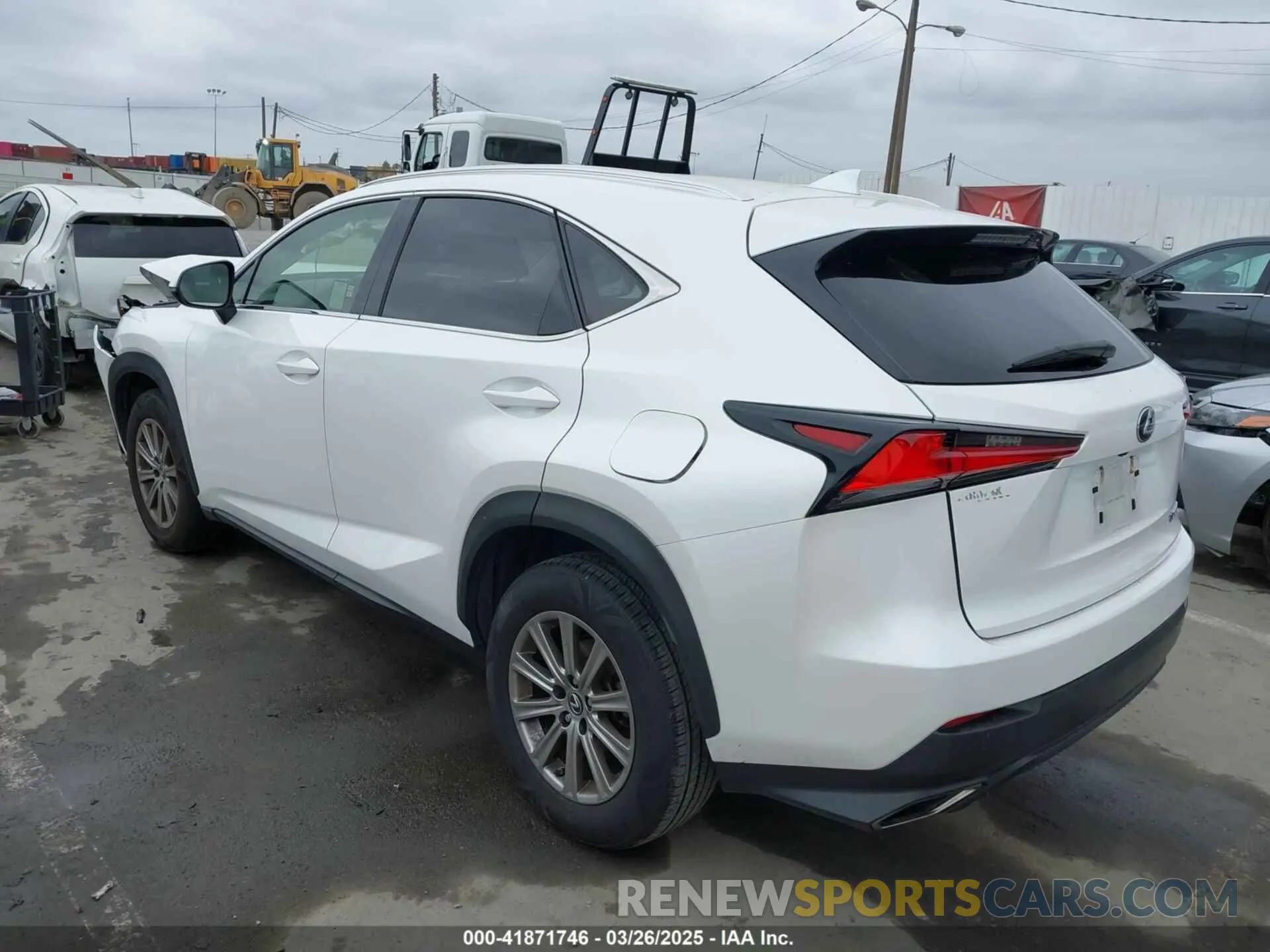 3 fotografías del automóvil dañado JTJYARBZ4K2116970 LEXUS NX 300 2019