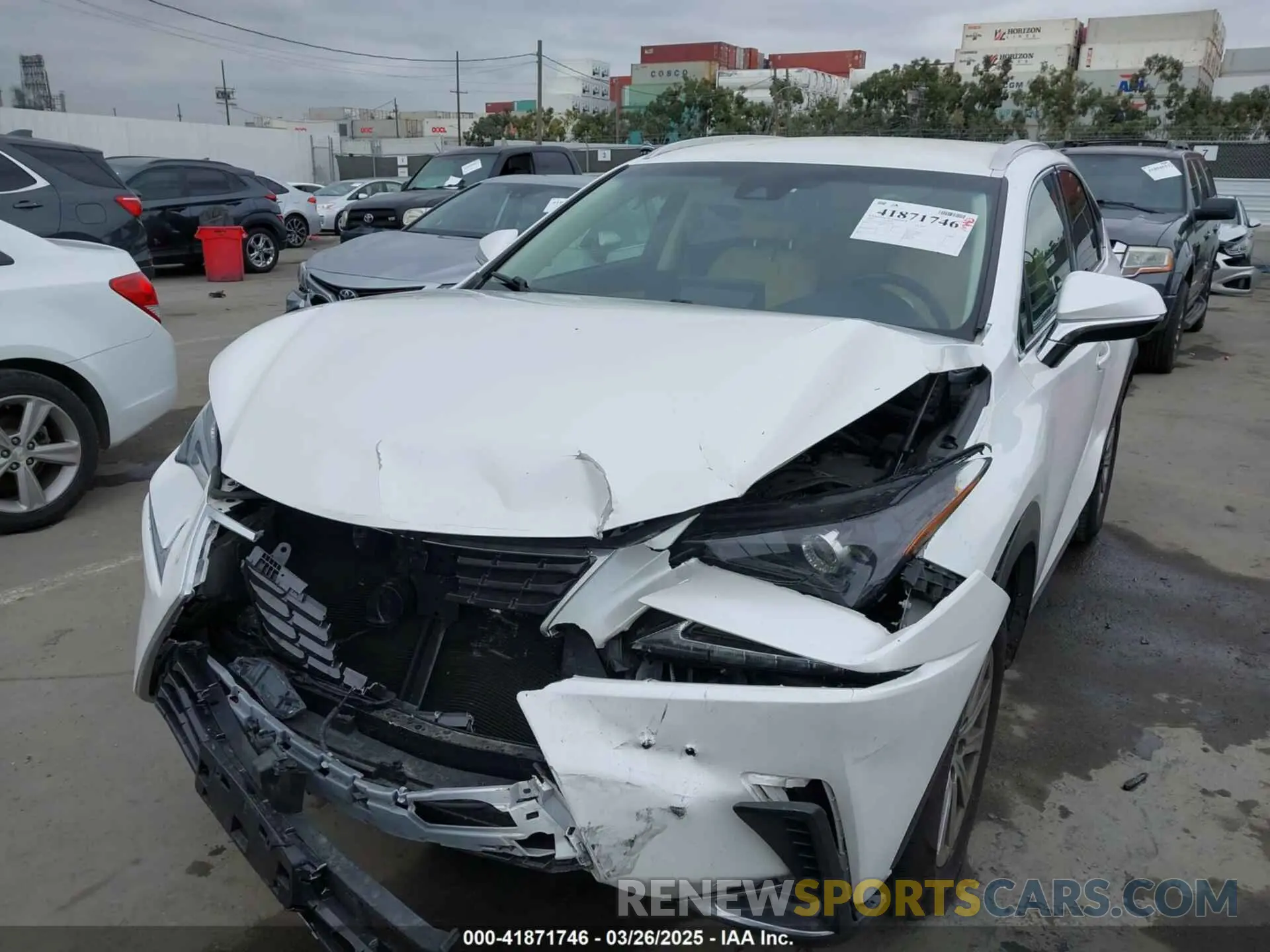 6 fotografías del automóvil dañado JTJYARBZ4K2116970 LEXUS NX 300 2019