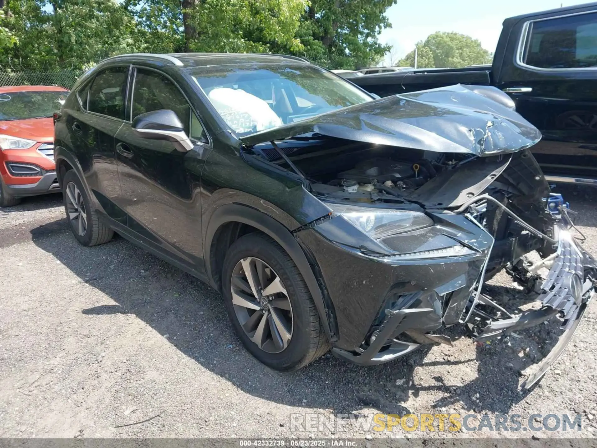 1 fotografías del automóvil dañado JTJYARBZ4K2124003 LEXUS NX 300 2019