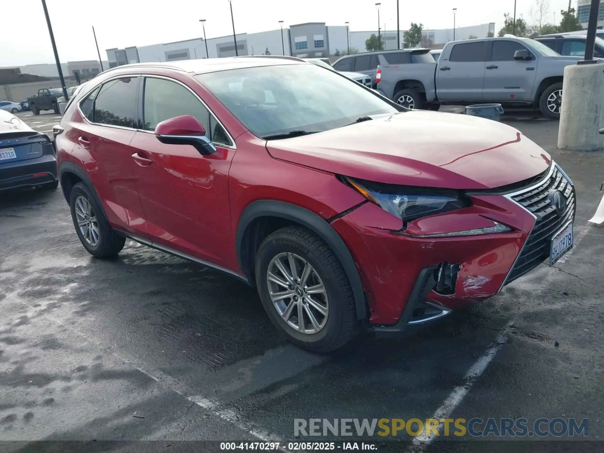 1 fotografías del automóvil dañado JTJYARBZ4K2137706 LEXUS NX 300 2019