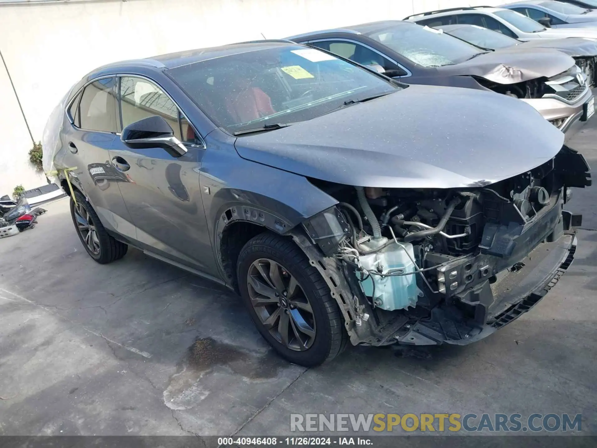1 fotografías del automóvil dañado JTJYARBZ5K2138279 LEXUS NX 300 2019